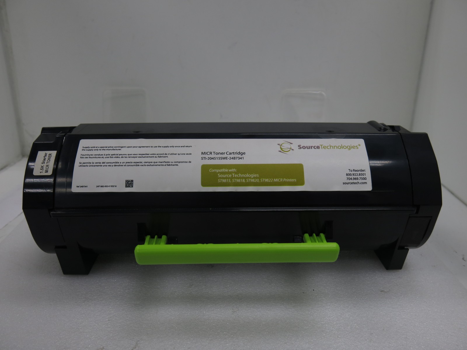 Genuine Source Technologies STI-204515SWE MICR Toner ST9822 ST9818 ST9817 ST9815