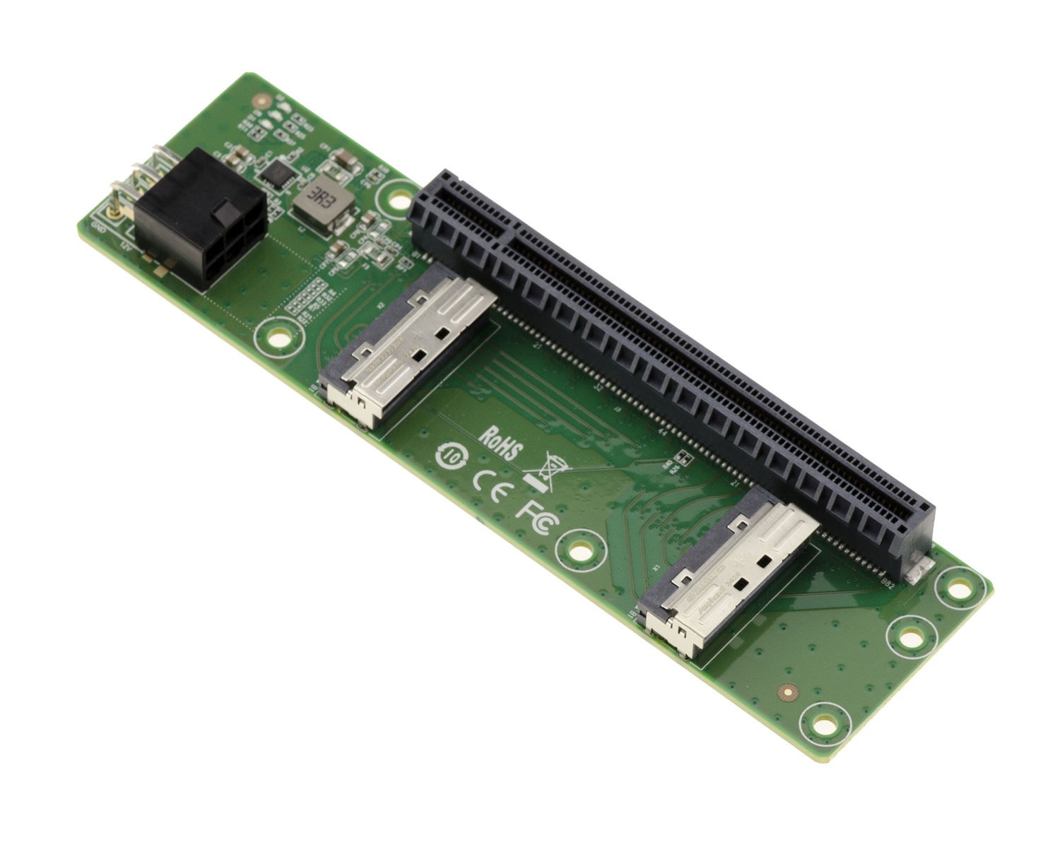 MCIO 8I To PCIe Gen 5.0 X8 Or X16 Card With 2 Ports To Relocate A PCIe Port
