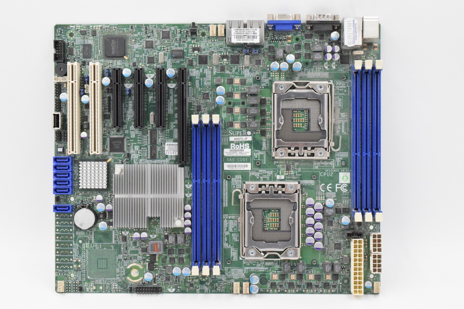 Supermicro X8DTL-iF REV:2.01, Dual LGA1366 ATX Server Motherboard