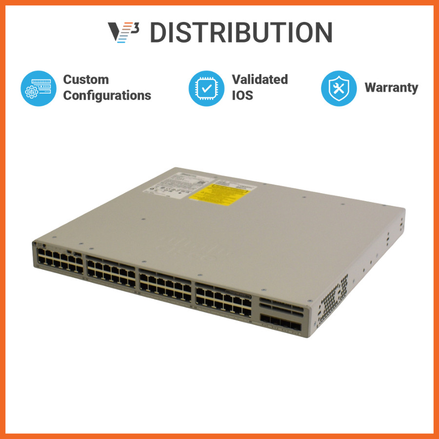 Cisco Catalyst 9300 48-port | 4X1G uplinks | Network Advantage | C9300L-48T-4G-A
