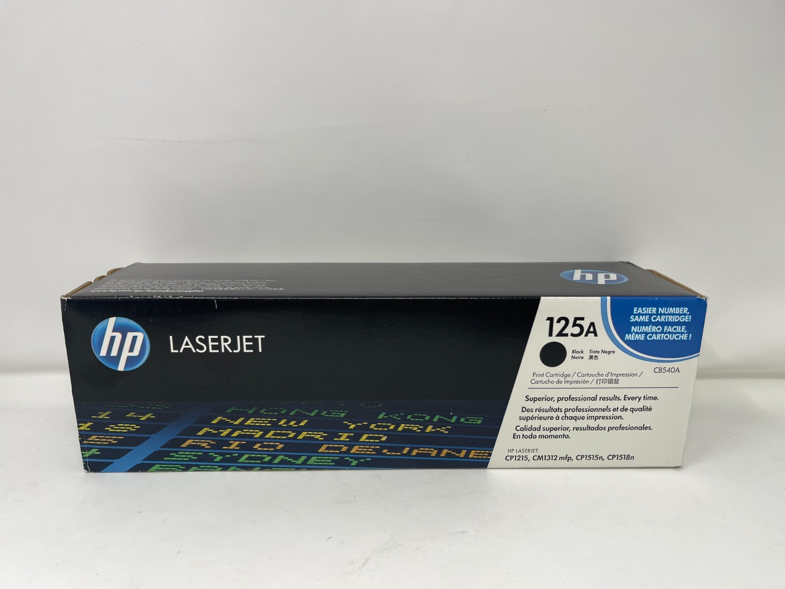 HP 125A CB540A Genuine Original Black Toner for LaserJet CP1215 CM1312 SEALED