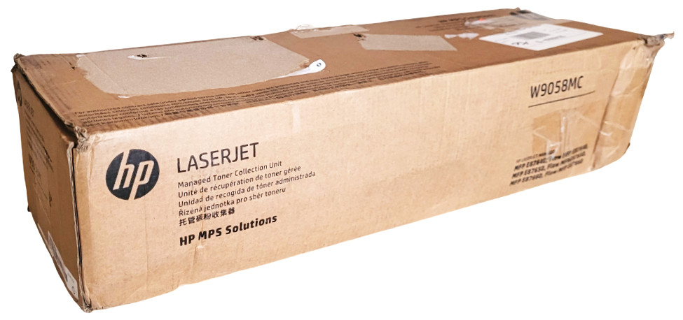 HP W9058MC Managed Toner Collection Unit New With Open Ripped Box