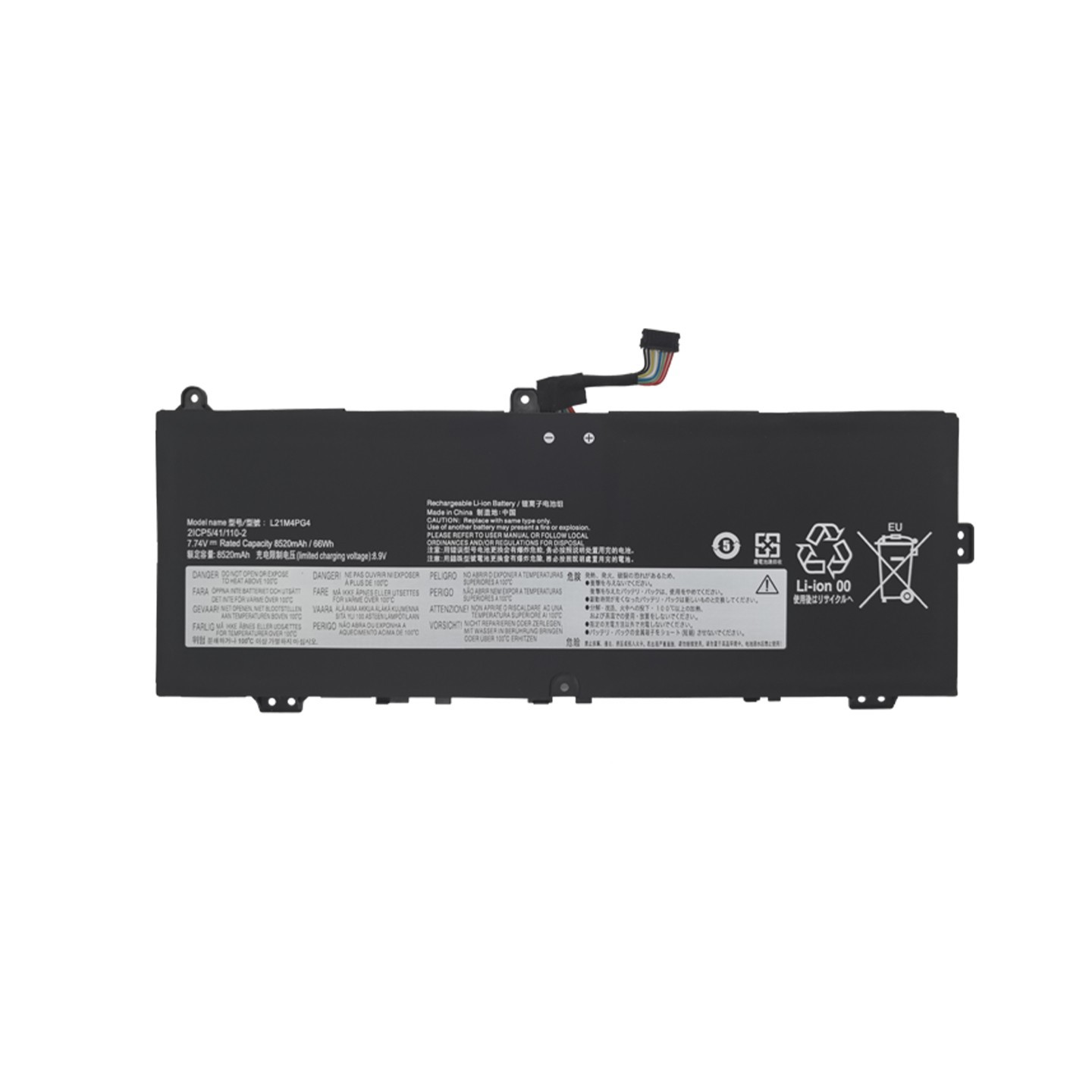 L21M4PG4 66Wh Replacement Battery Lenovo IdeaPad Flex5 Chromebook 14IAU7 14IRU7