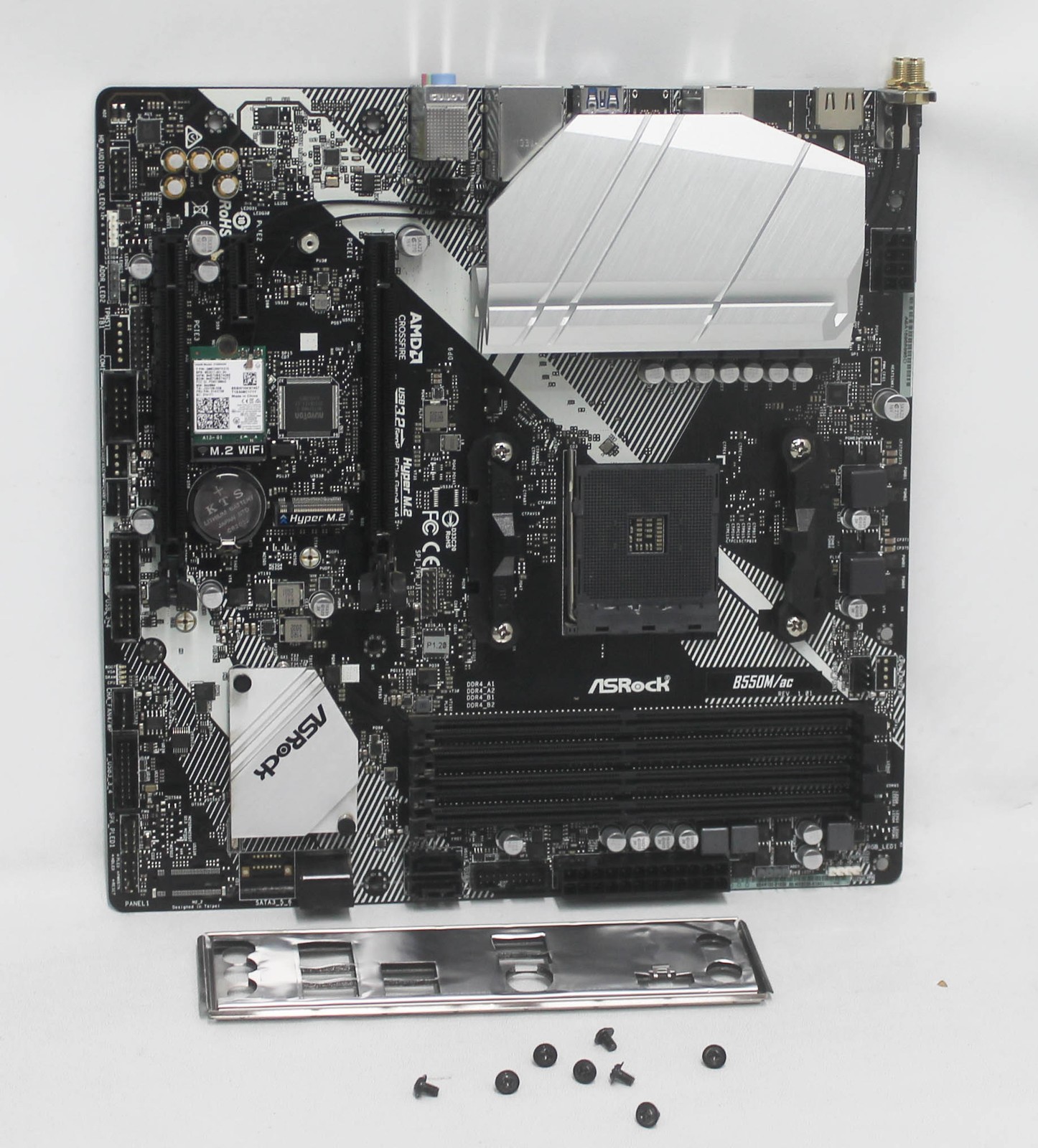 ASROCK-B550M-AC Asrock Mb Asrock B550M-Ac Amd Am4 Ryzen Ddr4 "GRADE A"