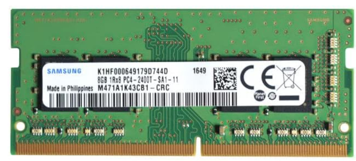 Samsung 8GB (1x8GB) 2400MHz 260-pin SODIMM GDDR4 RAM Memory