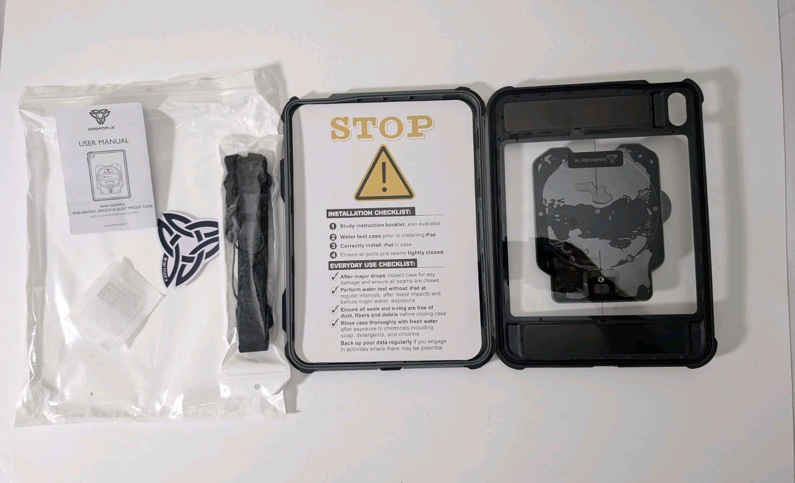 ARMOR-X MAN-iPad-N5 IP68 Waterproof Rugged Case iPad 10.9 10th Gen X-Dock