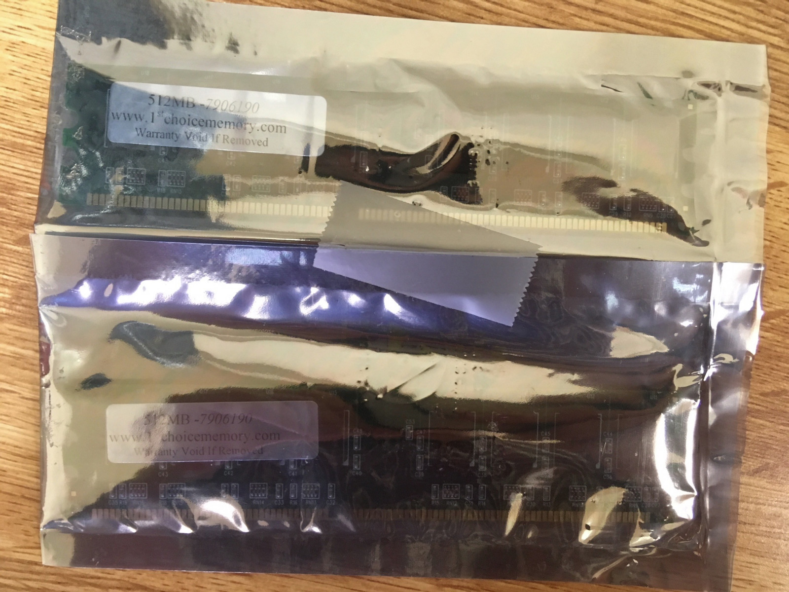 Two Brand New  512MB-7906190 Memory Cards 