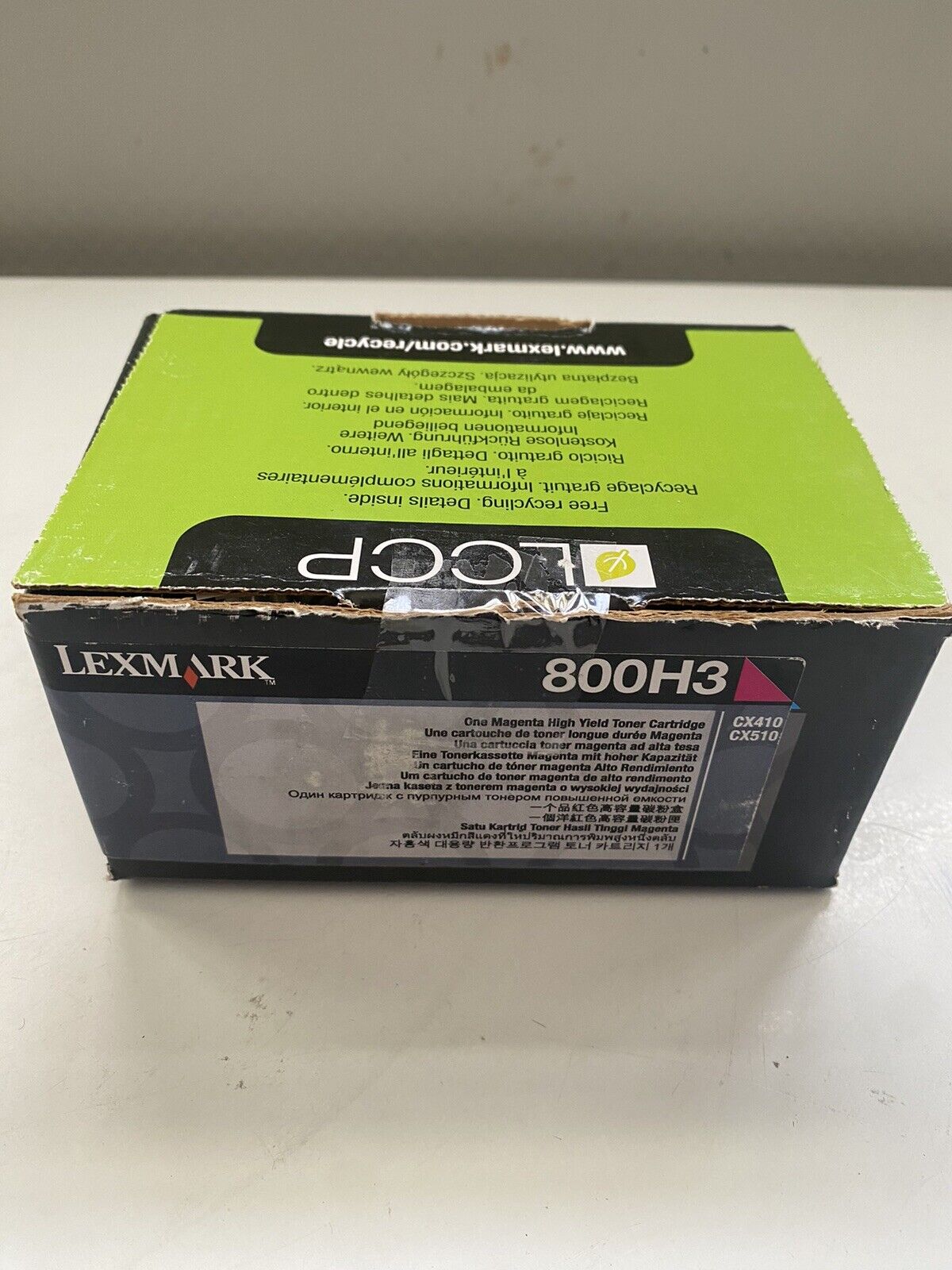Lexmark 800H3 Magenta Toner Ink For CX410 CX510 New