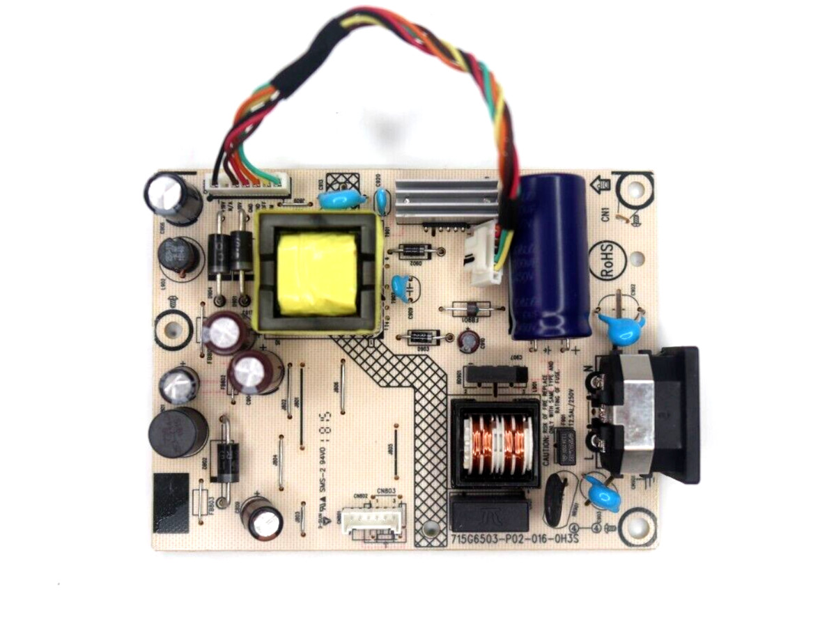 Genuine HP VH22 715G6503-P02 Power Supply Board Monitor PSU Internal Repair OEM