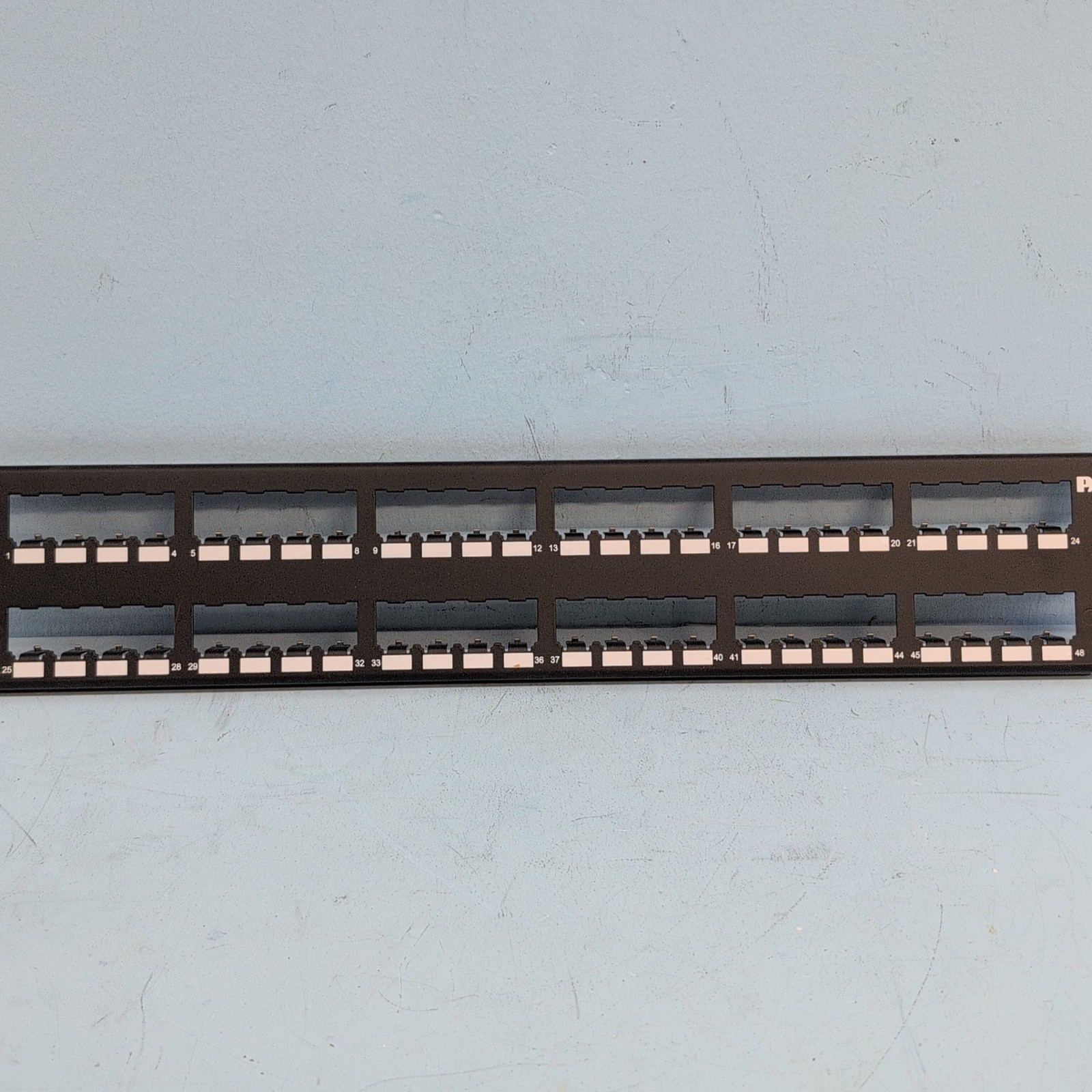 Panduit CP48BLY 48 Port Mini Com Modular Patch Panel Black