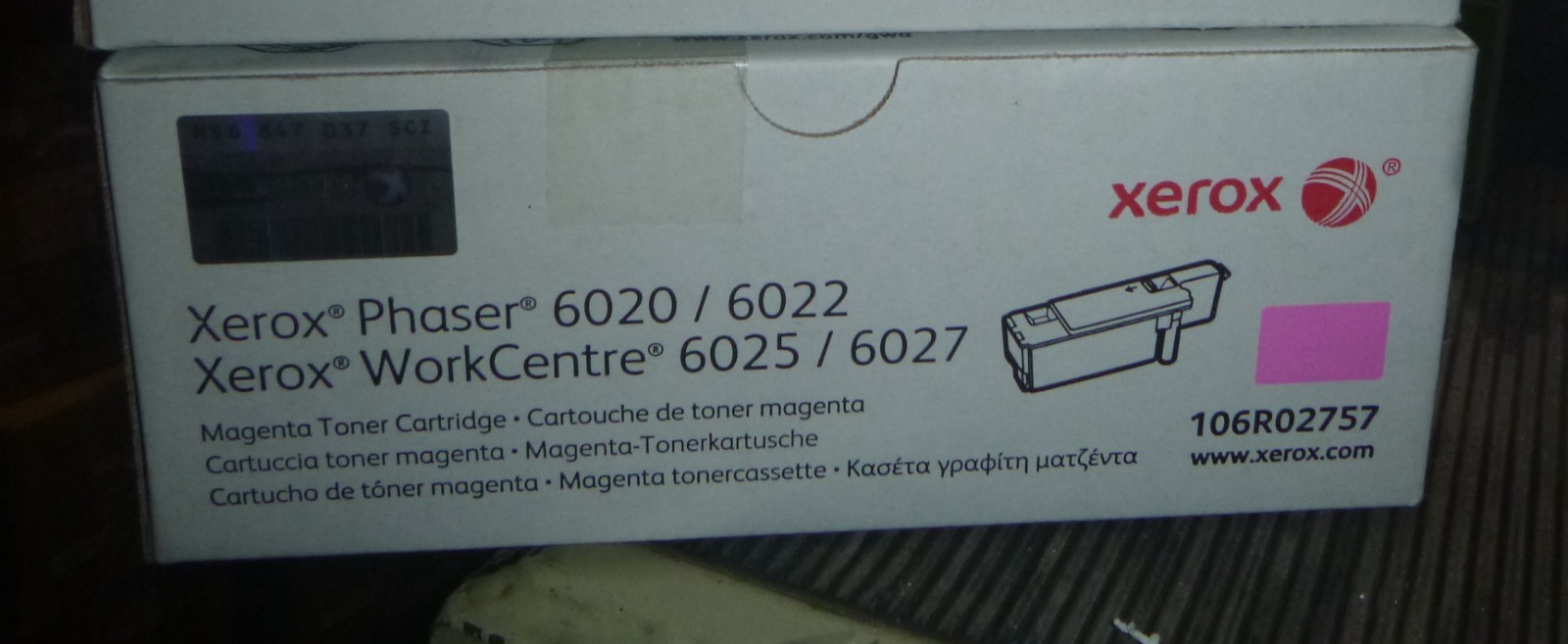 New XEROX Phaser 6020/6022 WorkCentre/6027 Magenta Toner  106R02757