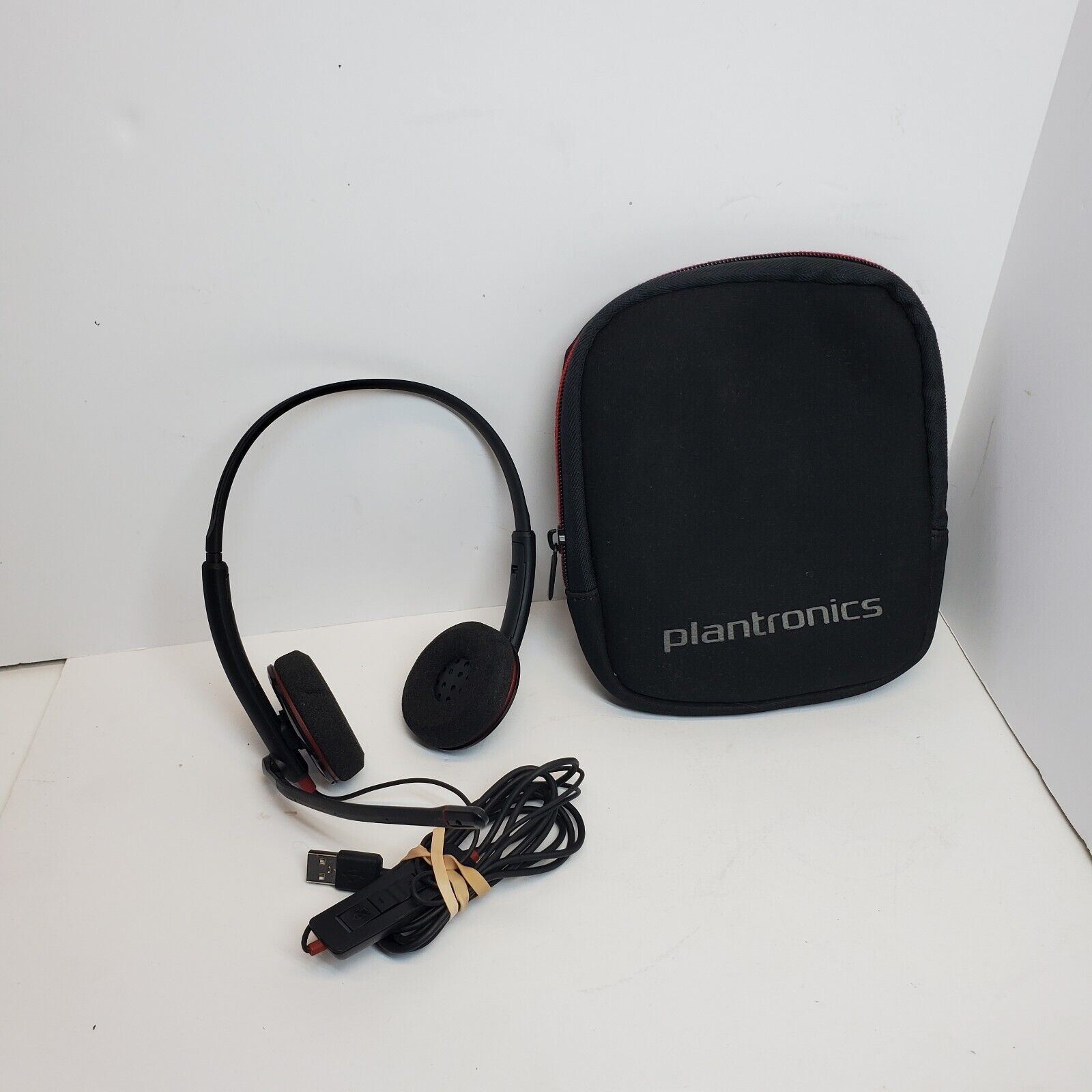 Plantronics Blackwire C320-M Black Wired Noise Cancelling On-Ear Stereo Headset