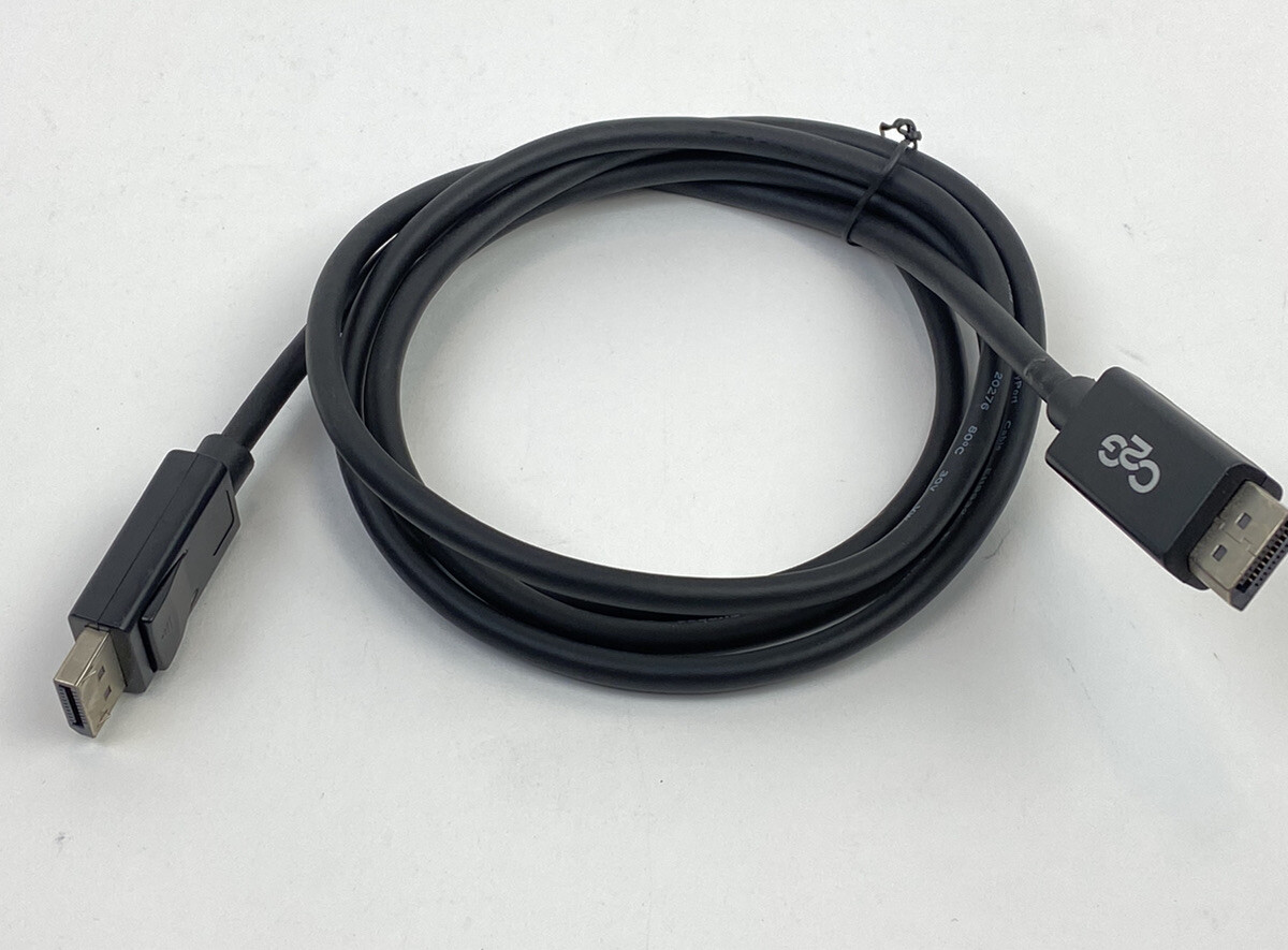 C2G DisplayPort Cable E119932 AWM style 20276 30V VW-1 Computer Monitor laptop