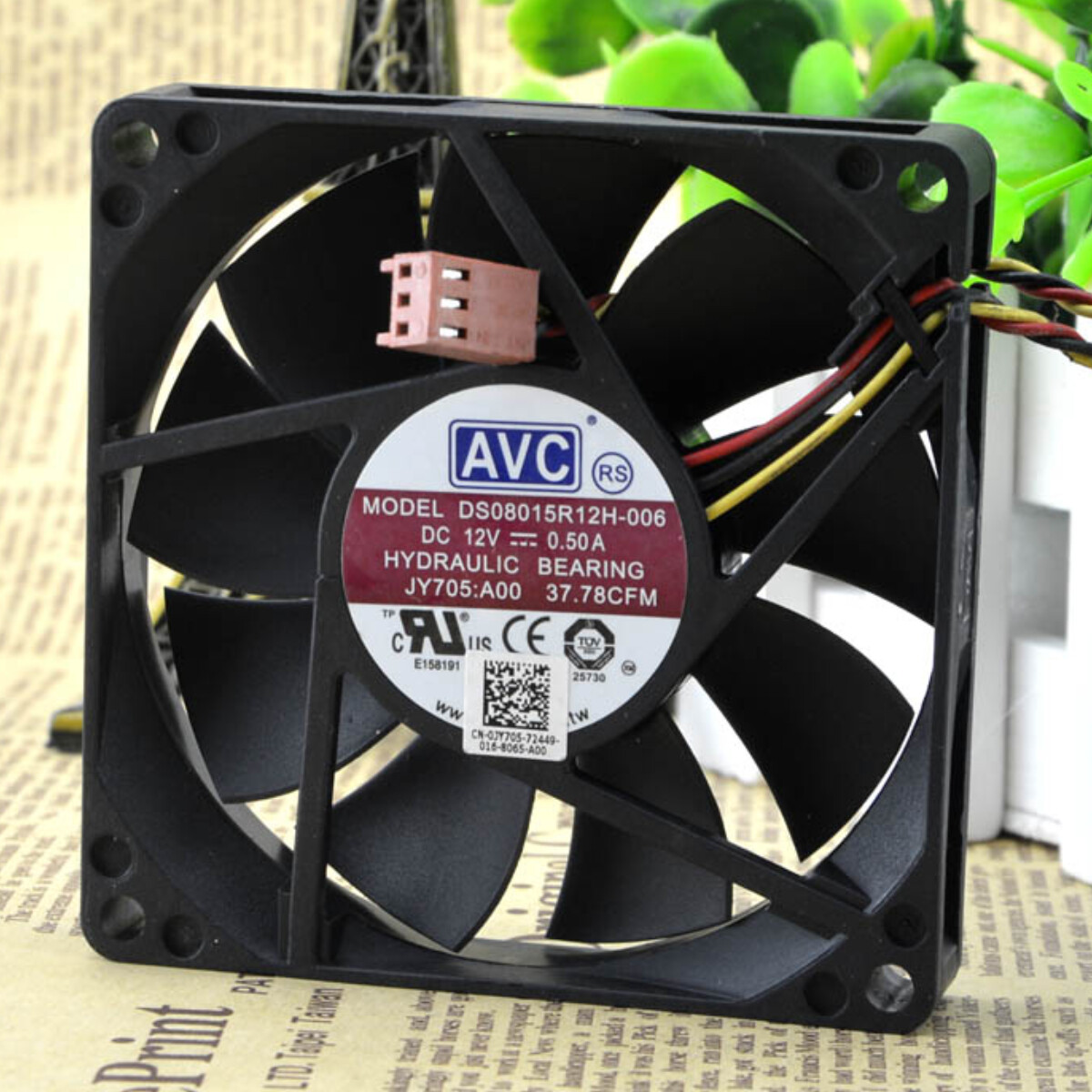 AVC DS08015R12H-006 8015 12V 0.50A 8cm Inverter Industrial Cooling Fan