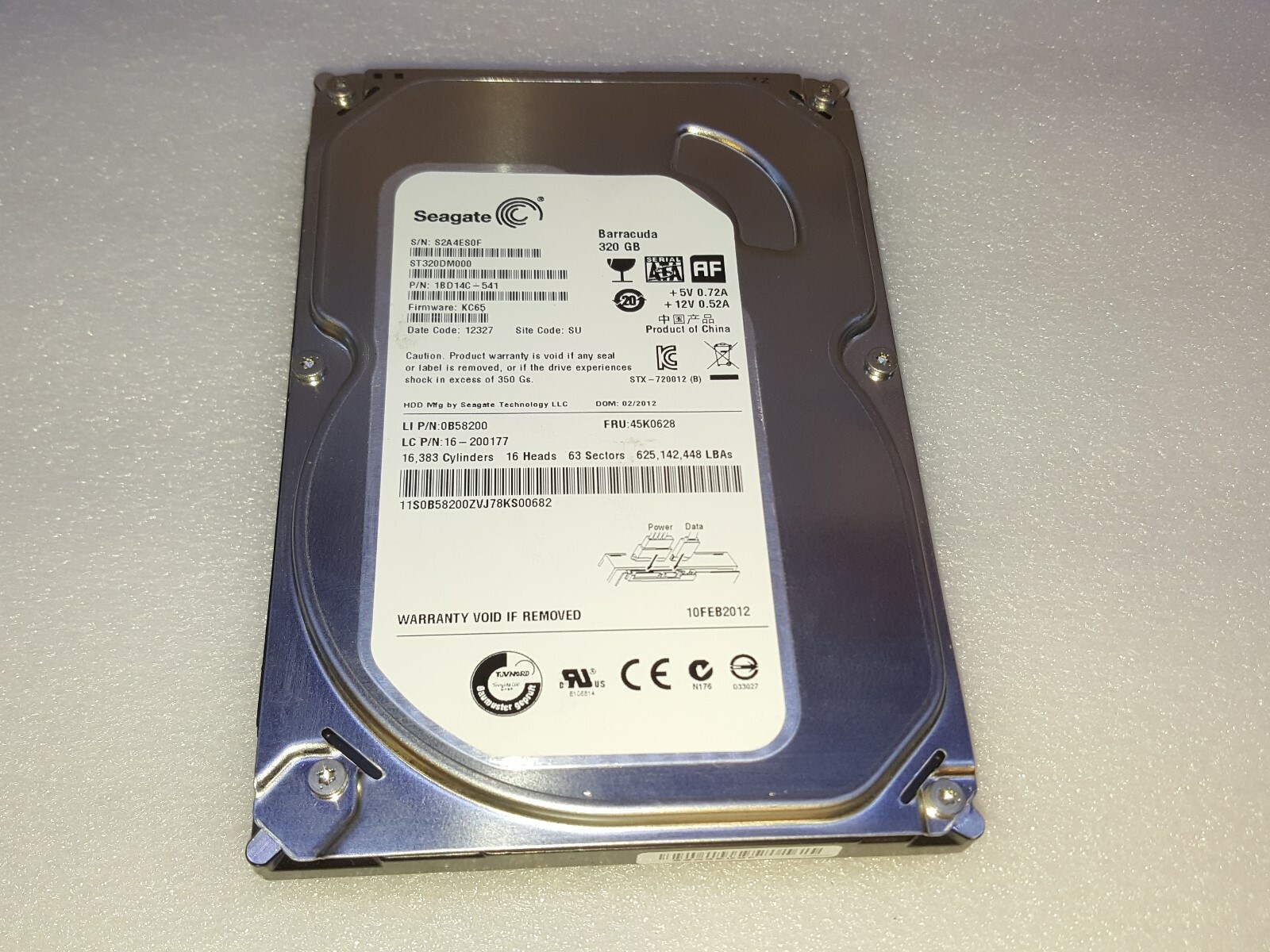 HP Pavilion 500-281 - 320GB Hard Drive with Windows 7 Ultimate 64 Preloaded