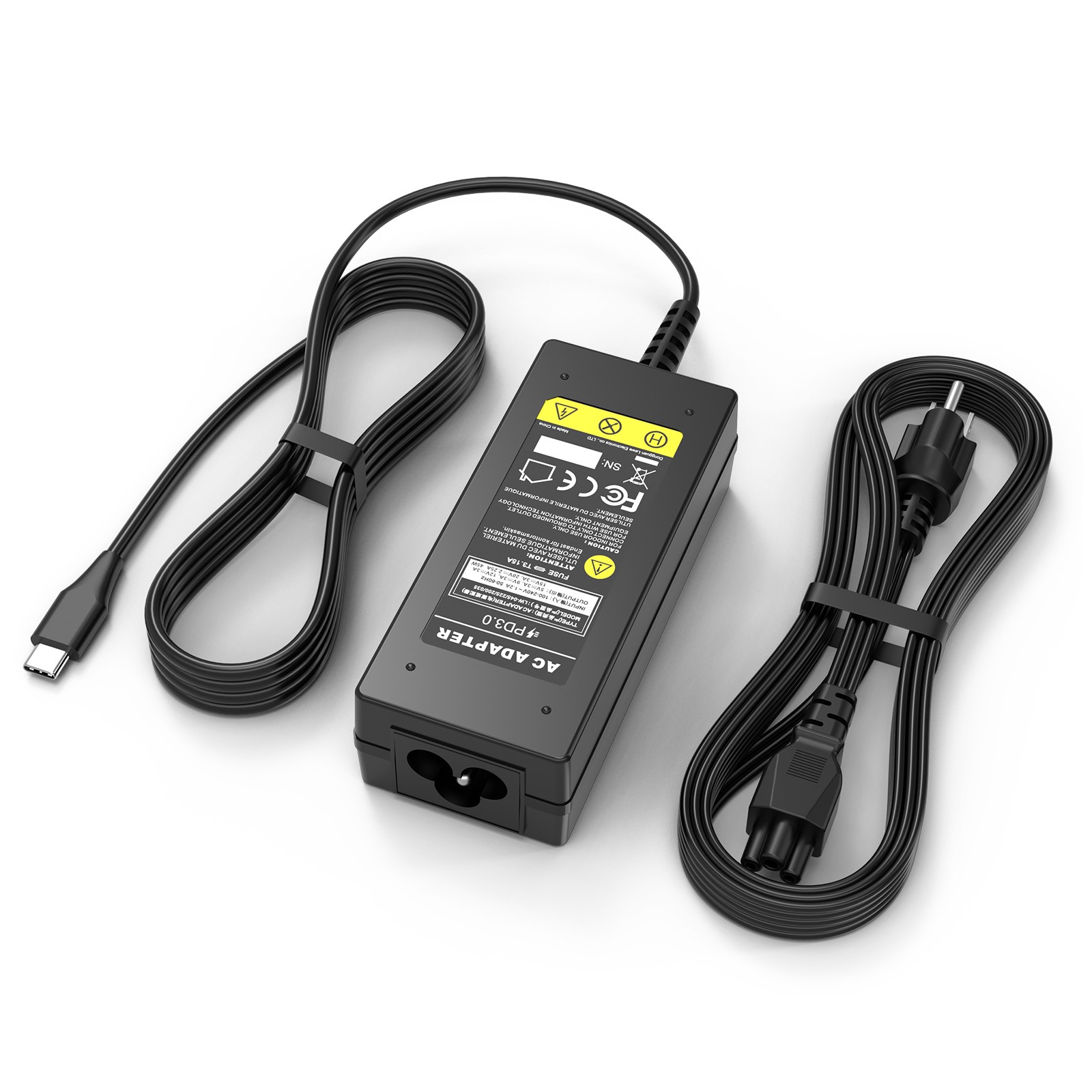 LOT 10PCS 45/65/90W Type-C USB-C Adapter Charger for Dell HP Lenovo ASUS Acer
