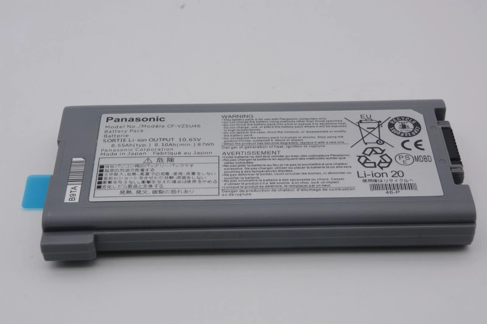 Original Panasonic Toughbook CF-30 CF-30K CF-31 CF-52 CF-53 Battery CF-VZSU46/AU