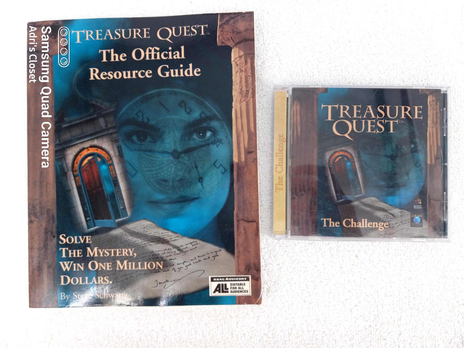 Treasure Quest The Challenge PC CD-ROM 1995 + Official Resource Guide