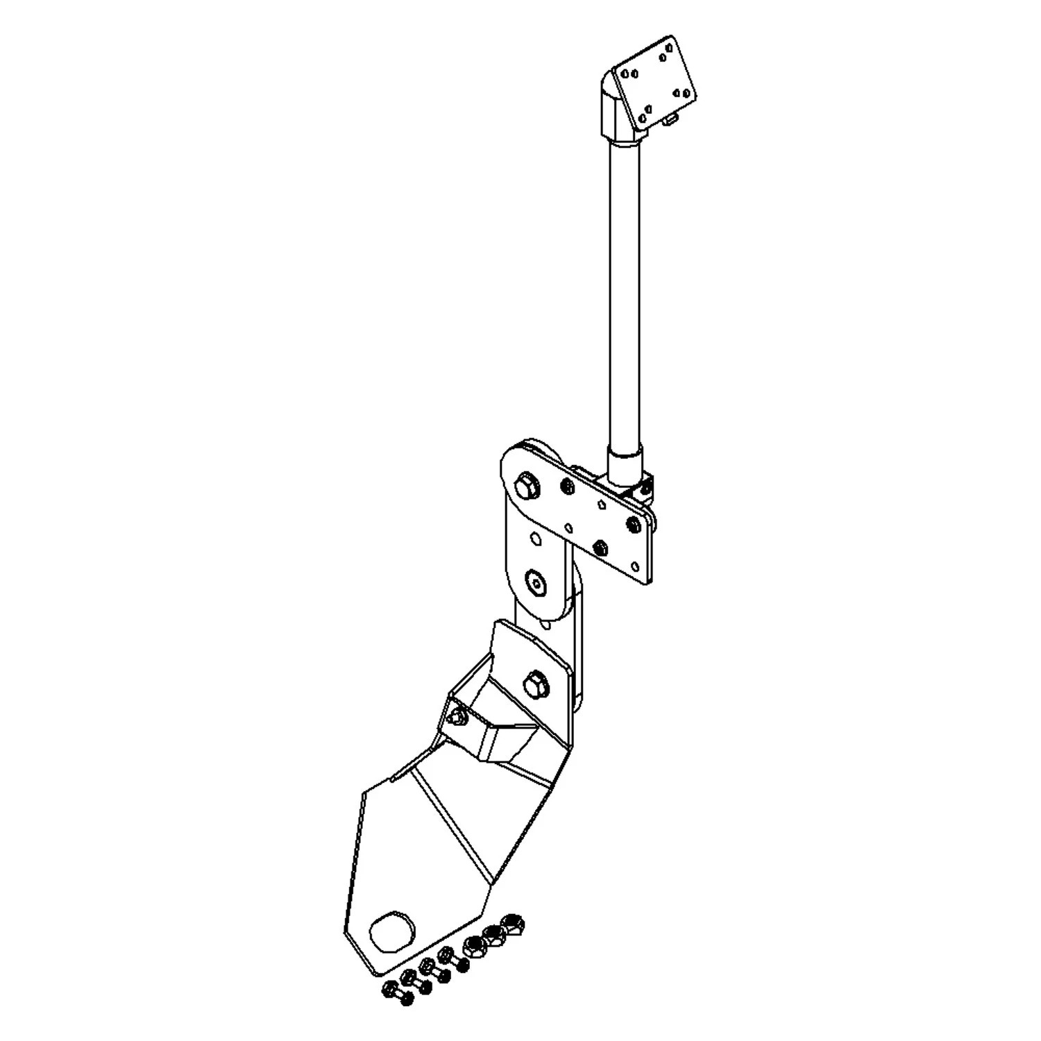 Havis Flex Arm Floor Keyboard Mount Kit