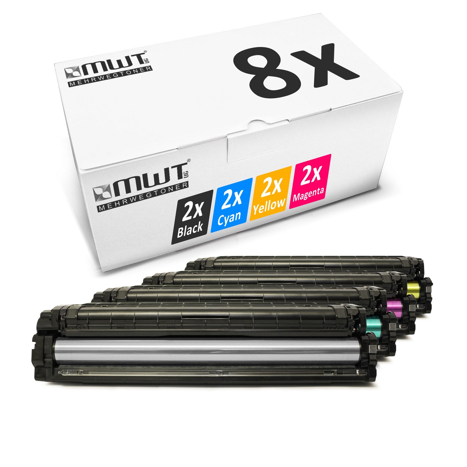 8x Cartridge Replaces Samsung CLT503 CLT-503L