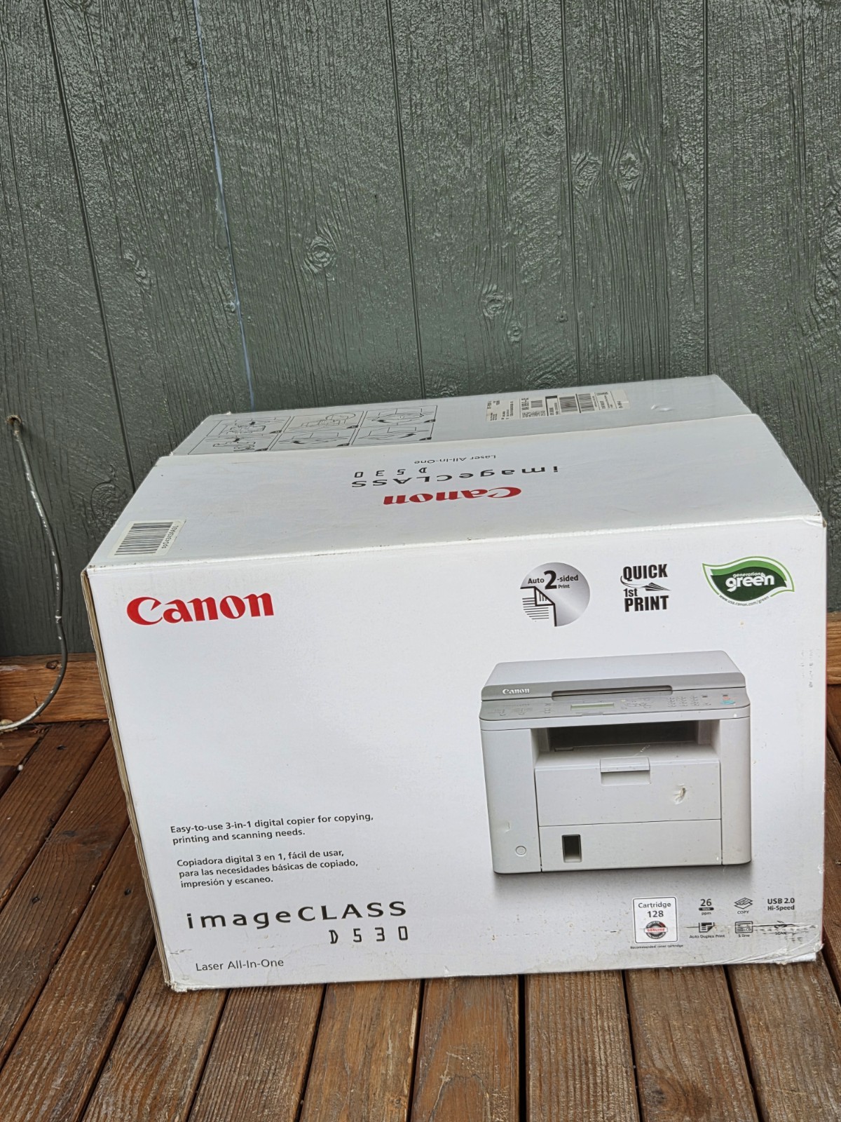 Canon imageCLASS D530 All-In-One Laser Printer, New in Box open box