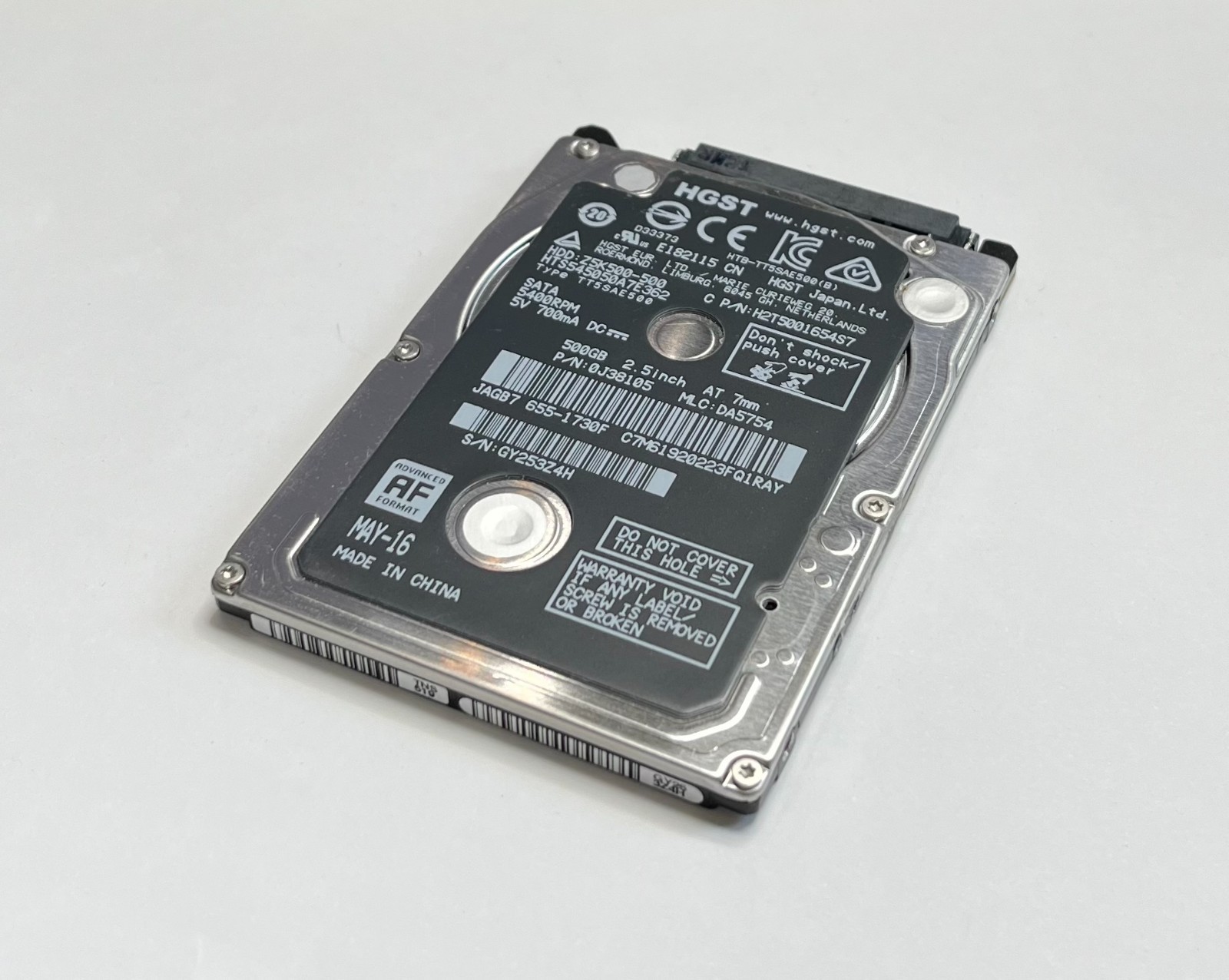 HGST Z5K500-500 HTS545050A7E362 500GB 2.5" SATA III Laptop HDD Hard Drive