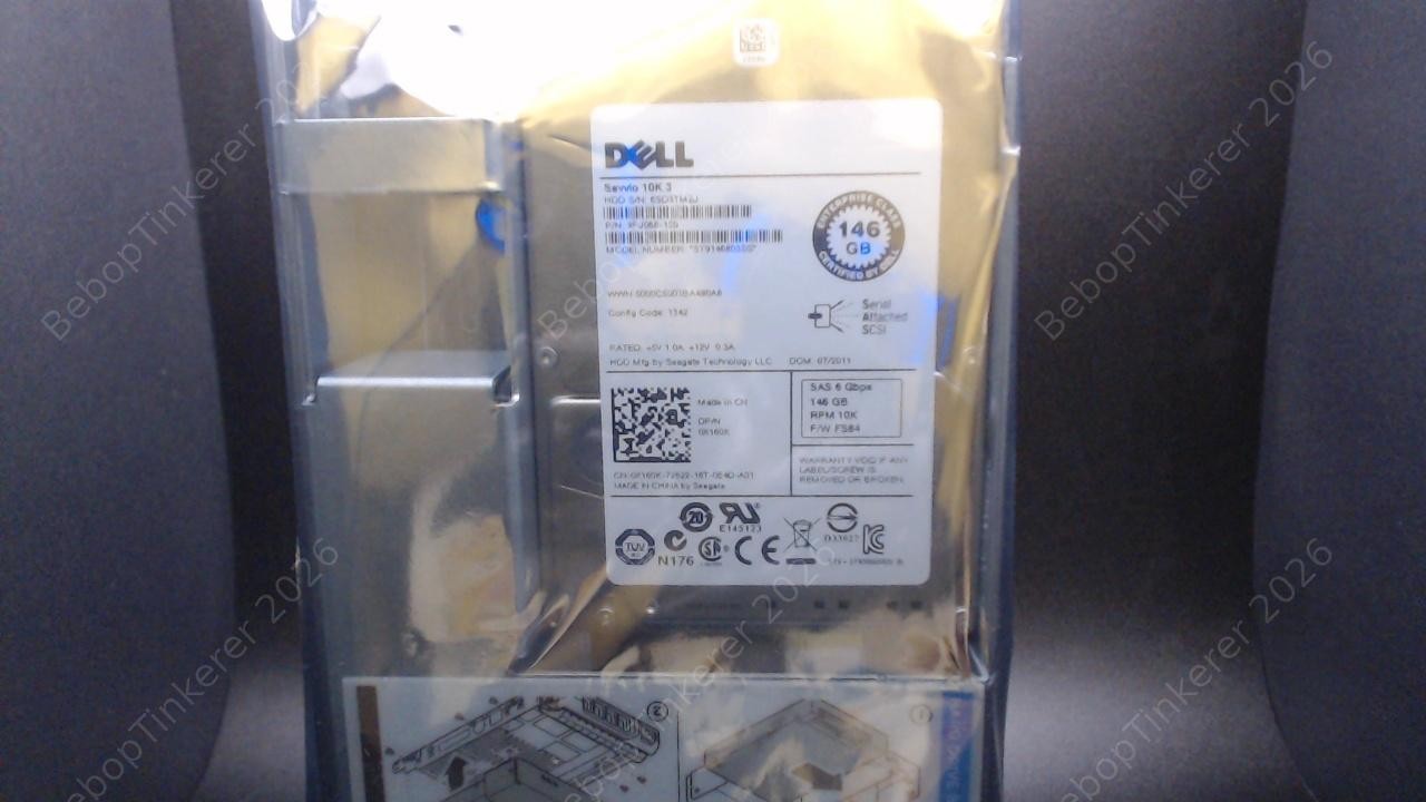 NEW Hard Drive Dell 0X160K X160K 146GB ST9146803SS SAS 16MB 10000RPM 3.5'' Inch