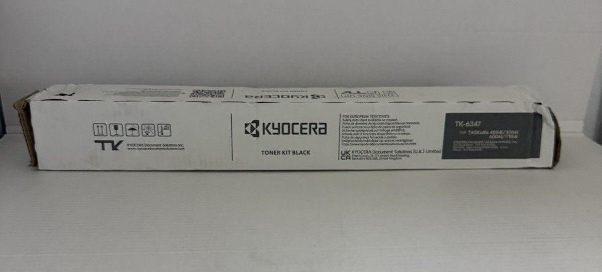 Kyocera TK-6347K Original Laser Toner Cartridge - Black - 1 Each (tk6347)