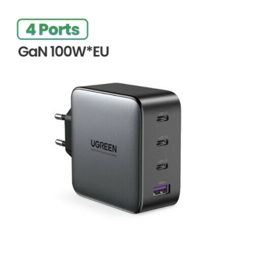 UGREEN USB Charger 100W GaN Charger for Macbook tablet Fast Charging for iPhone 