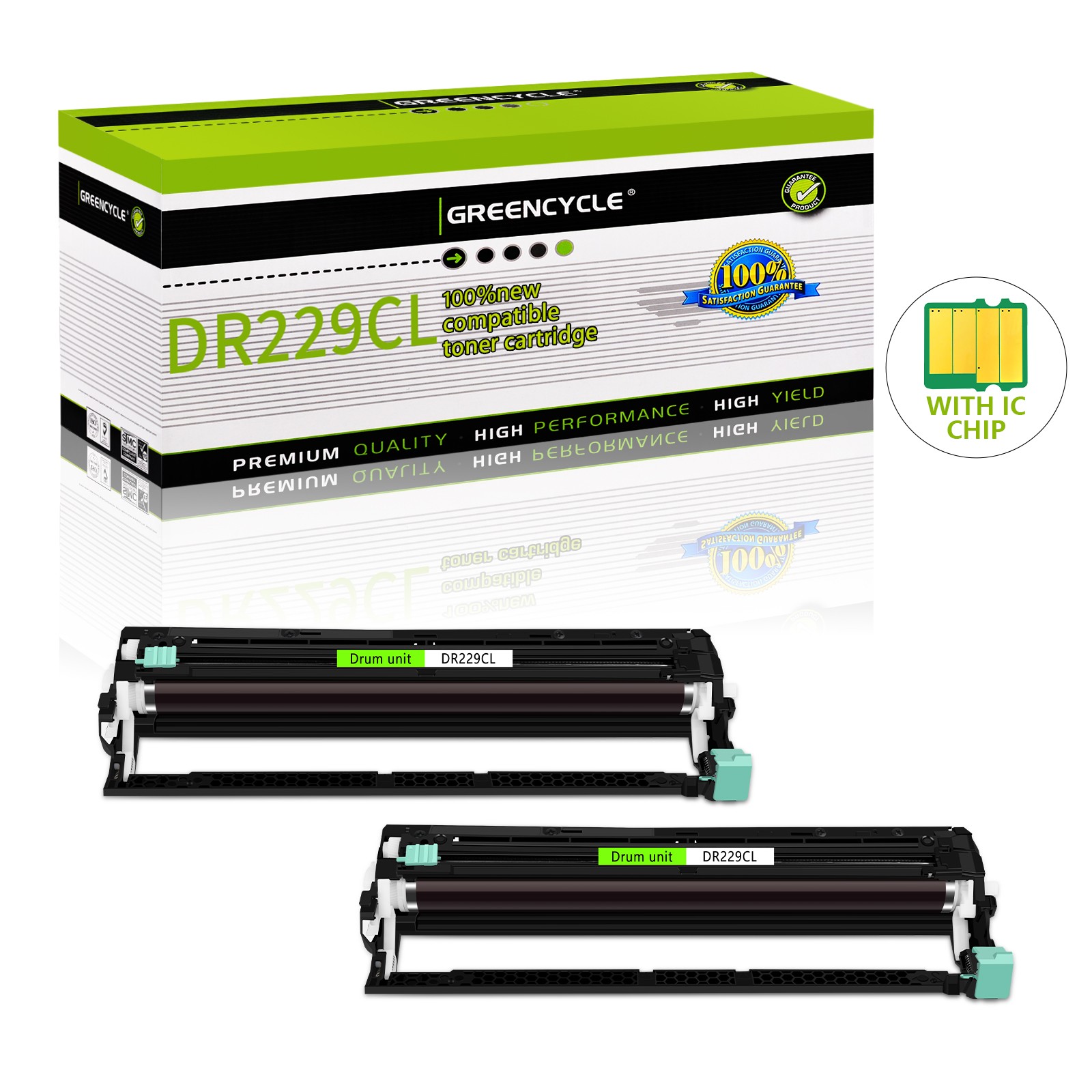 2× DR229CL DR-720 Drum Unit for Brother DCP-8110DN 8155DN 8250DN HL-5445D 5470DW