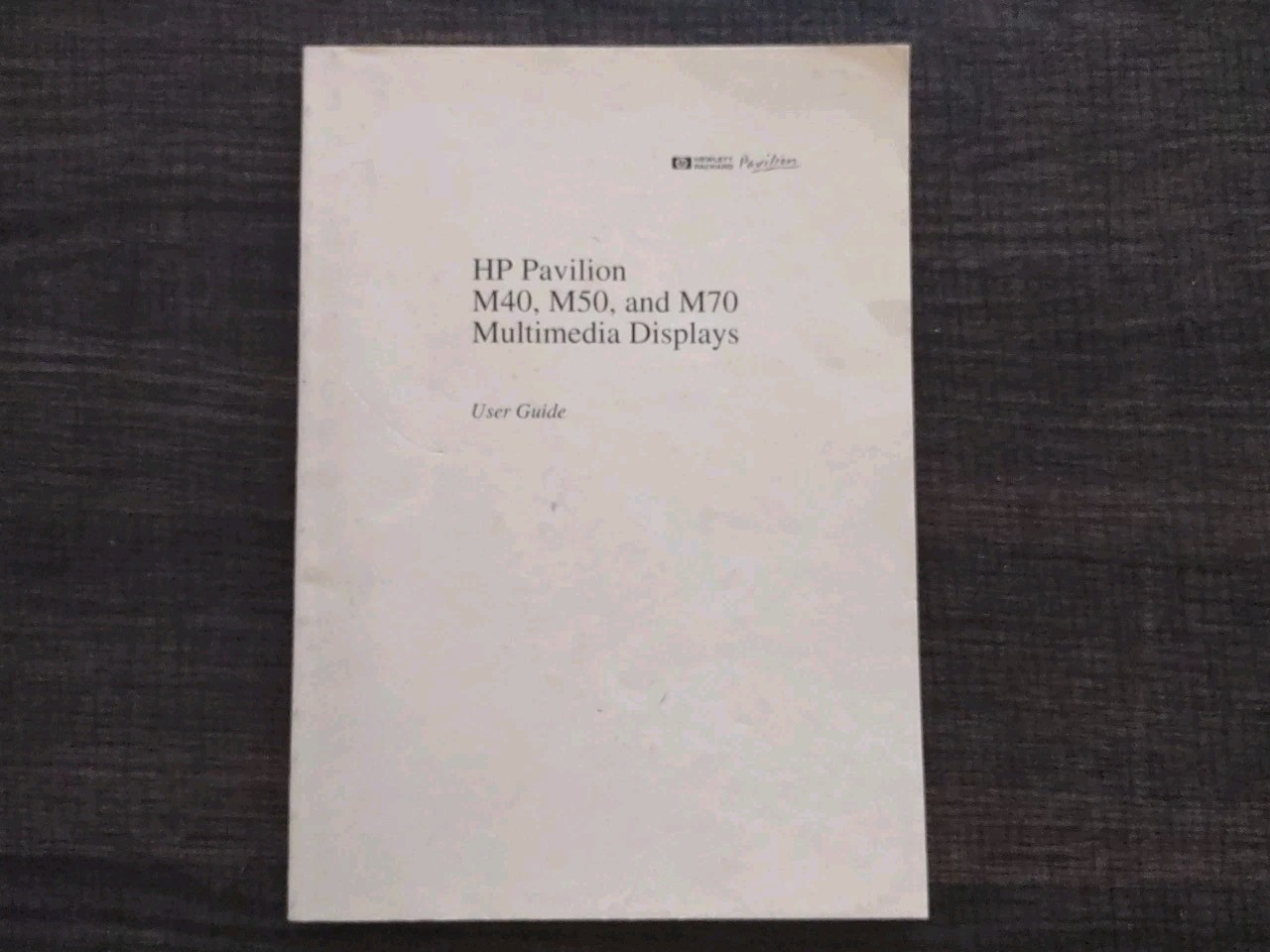 HP Pavilion M40, M50 and M70 Multimedia Displays User Guide