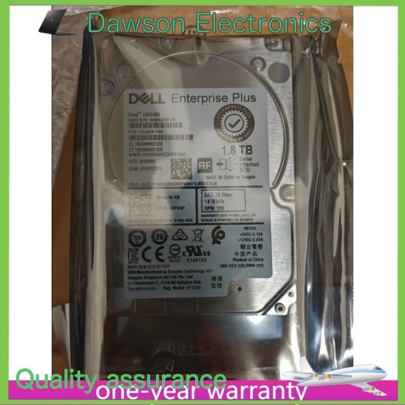 New ST1800MM0129 DELL 06FV4P 1XJ203-158 1.8T 2.5" SAS SC4020/5020 Hard Drive