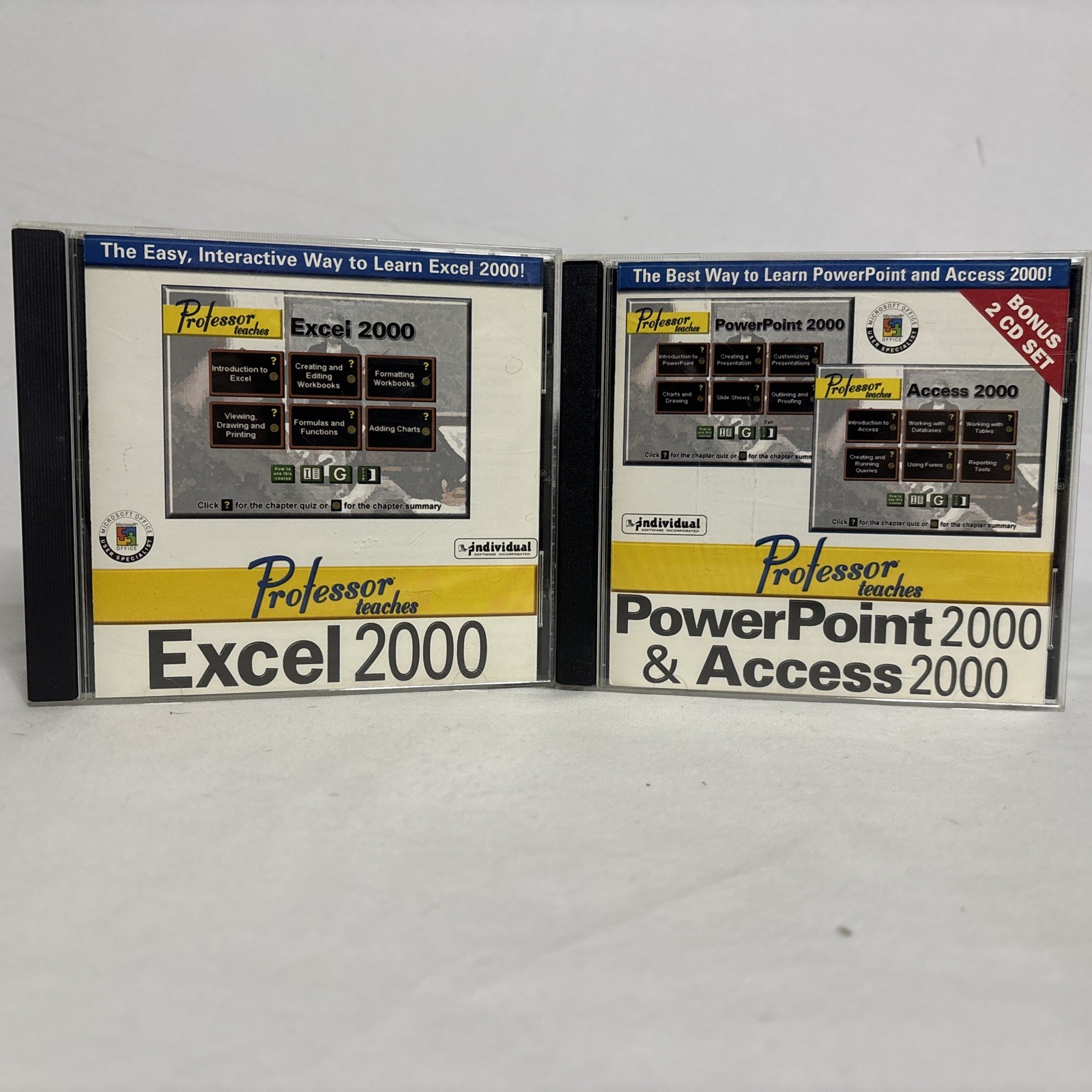 Professor Teaches: Excel 2000 + PowerPoint 2000/Access 2000 - Windows 95/98/2000