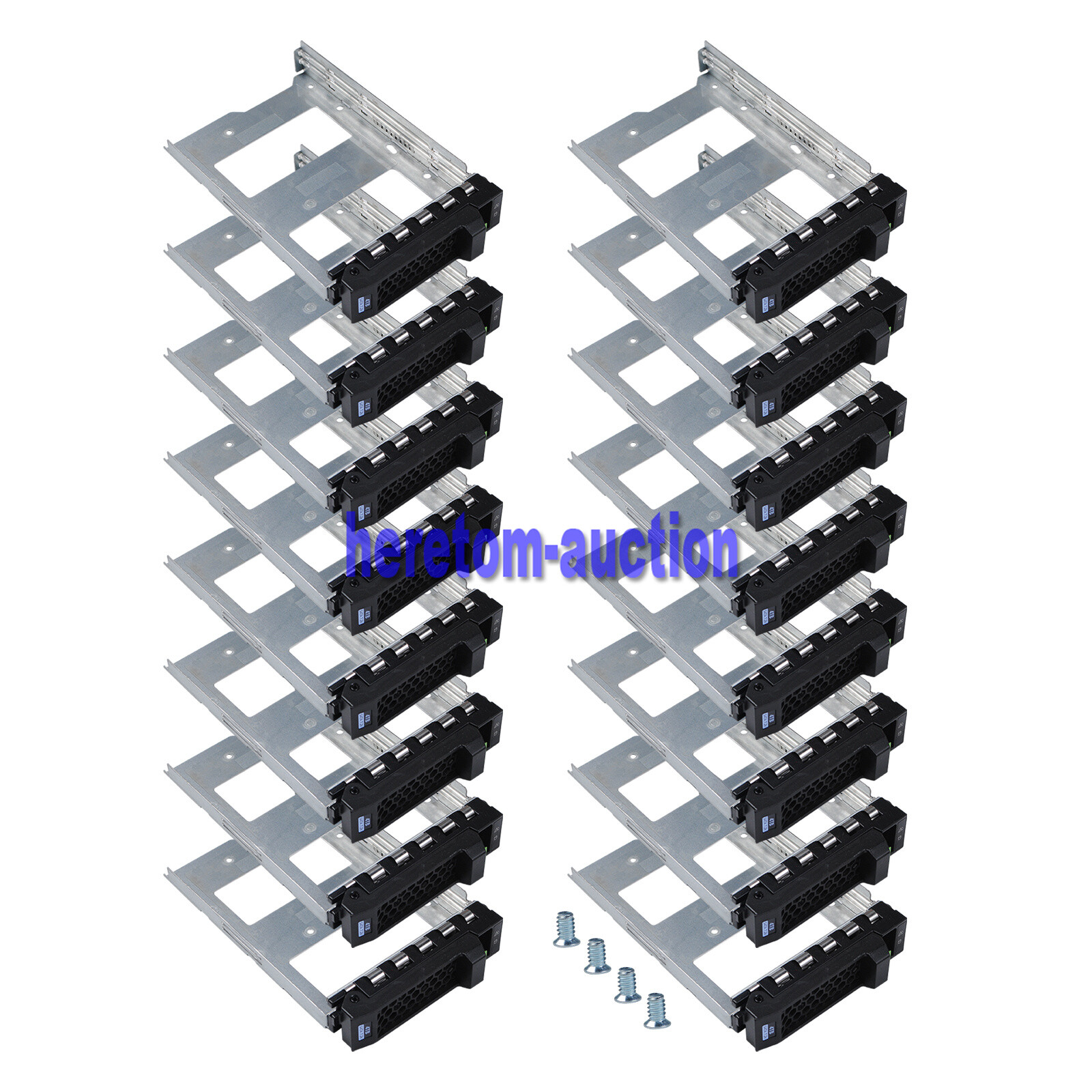 16xFujitsu Primergy HDD Rahmen Tray Caddy LFF 3.5" A3C40152045 M1 M2 M4 M5 M6 M7