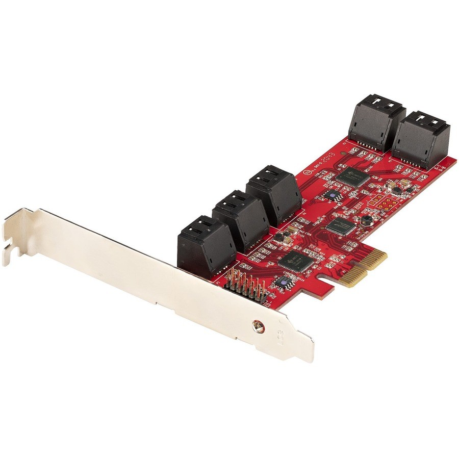 StarTech SATA PCIe Card 10 Port PCIe SATA Expansion Card 10P6GPCIESATACARD