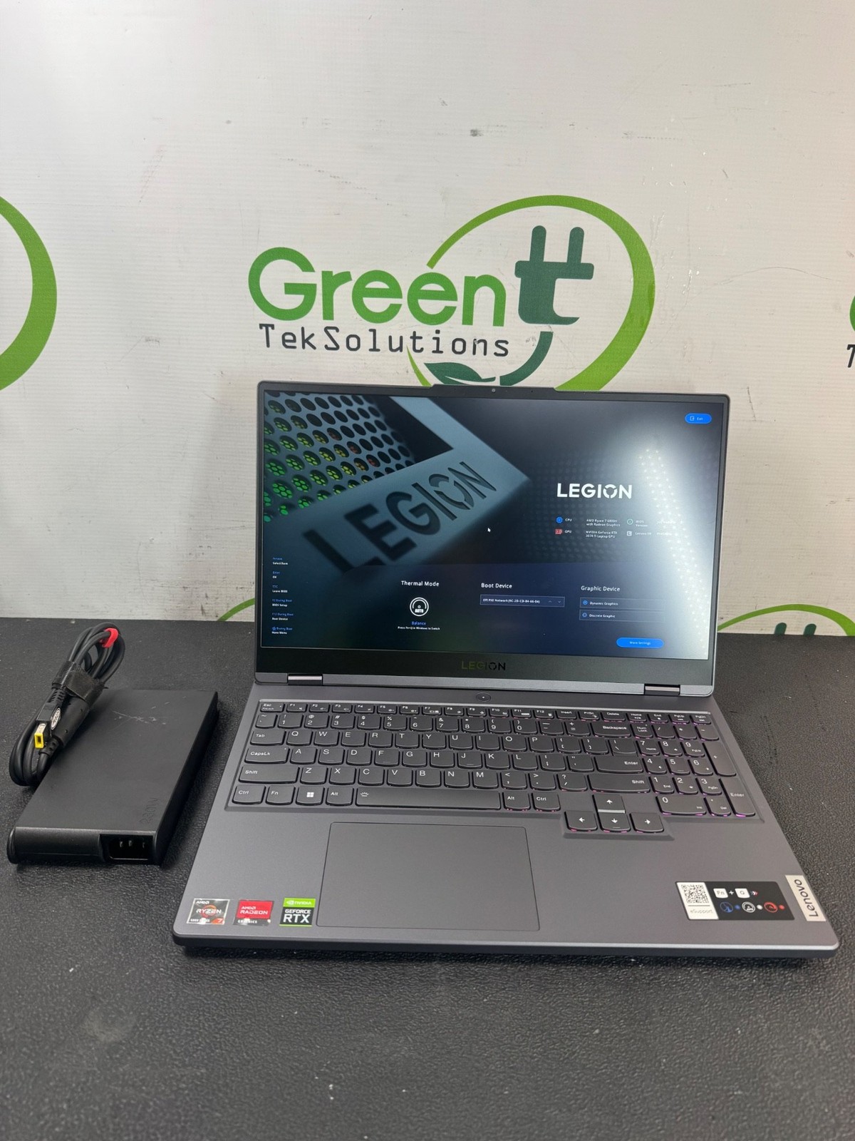 Lenovo Legion 5 15ARH7H 15.6" R7 6800H 64GB DDR5 2TB SSD RTX 3070 Ti Win11 Pro