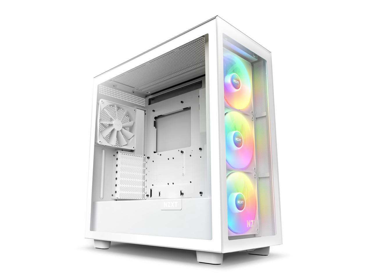 NZXT H Series H7 (2023) Elite Edition ATX Mid Tower Chassis White color-CM-H71EW