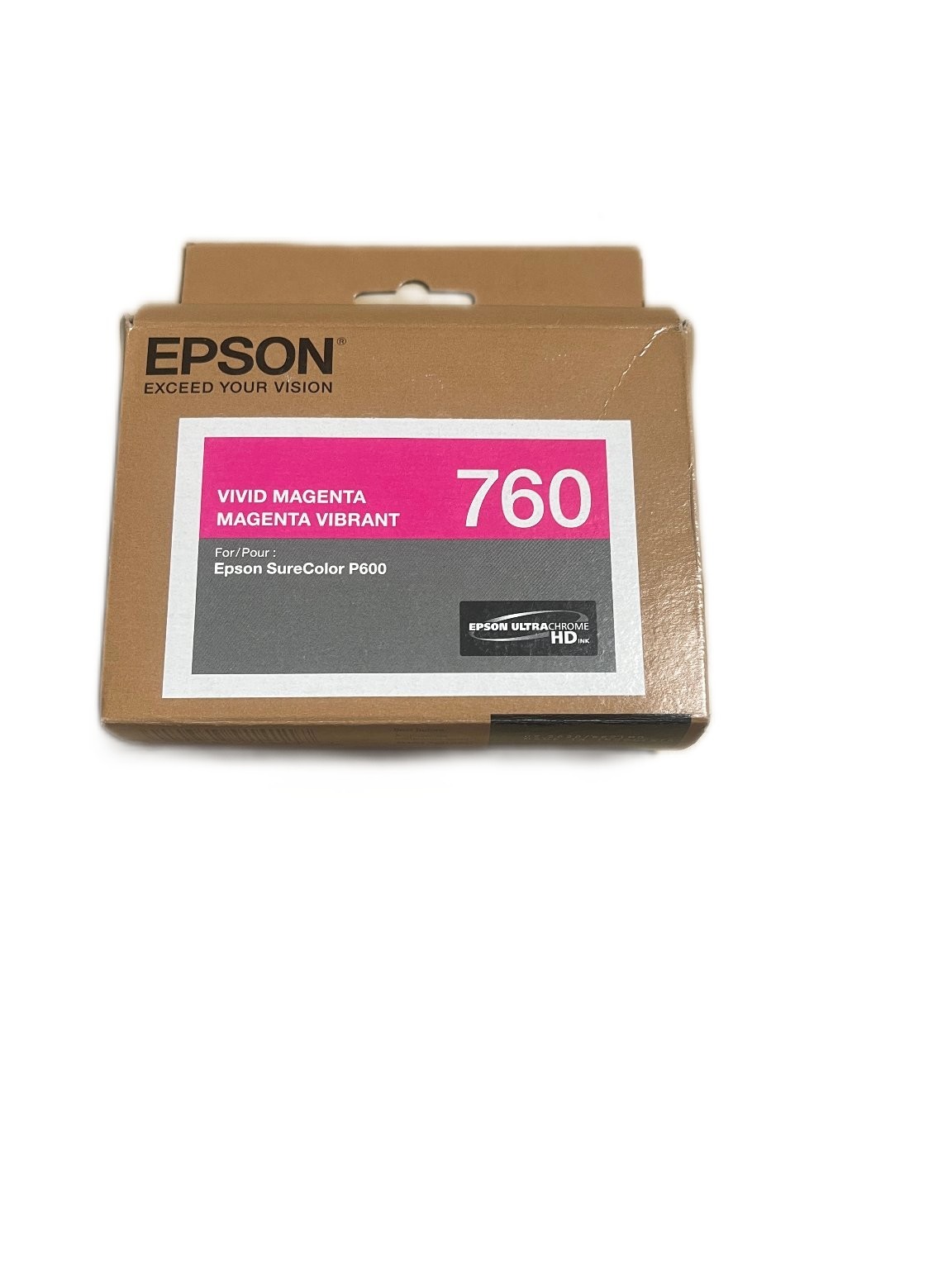 Epson T760 Vivid Magenta Ink Cartridge 760 SureColor P600 2020 T76320