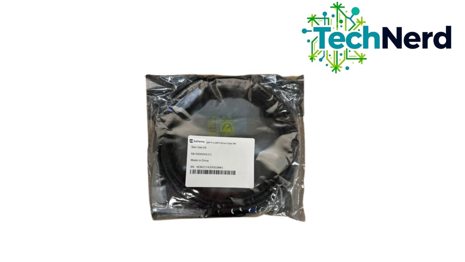 58-0000043-01 Extreme/Brocade 40G QSFP-QSFP 5M Active