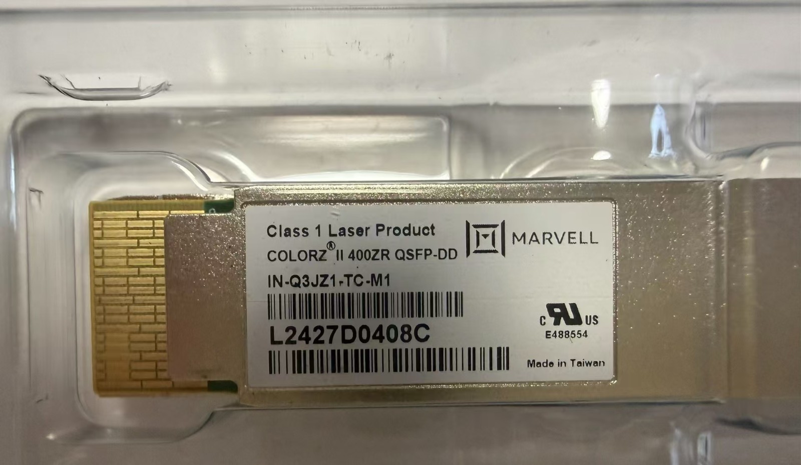 Marvell COLORZ‑II IN‑Q3LZ1‑TC‑M1 400G‑ZR QSFP‑DD Optical Transceiver Module