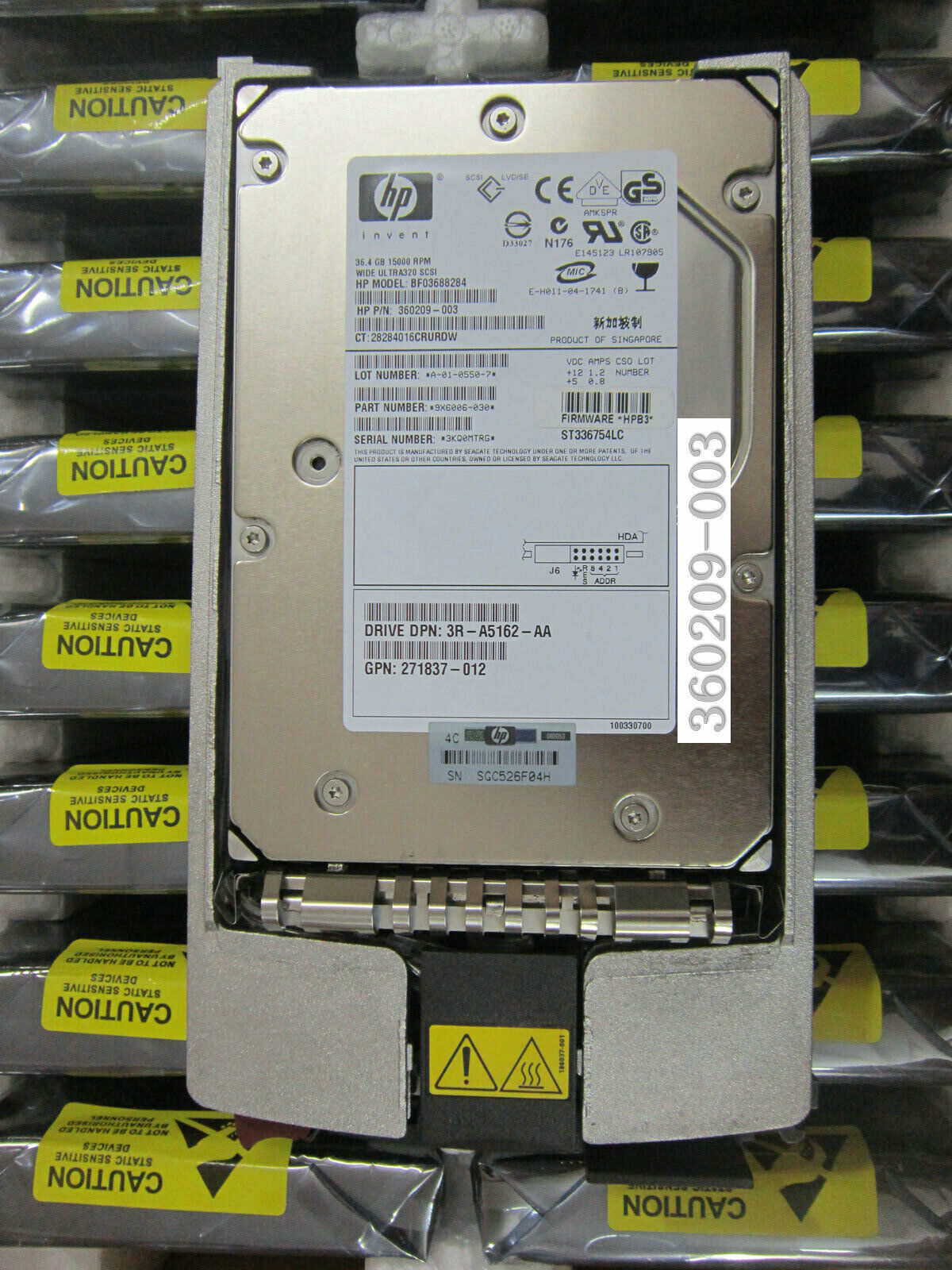 HP BF03688284 36.4GB Internal 15000RPM 3.5