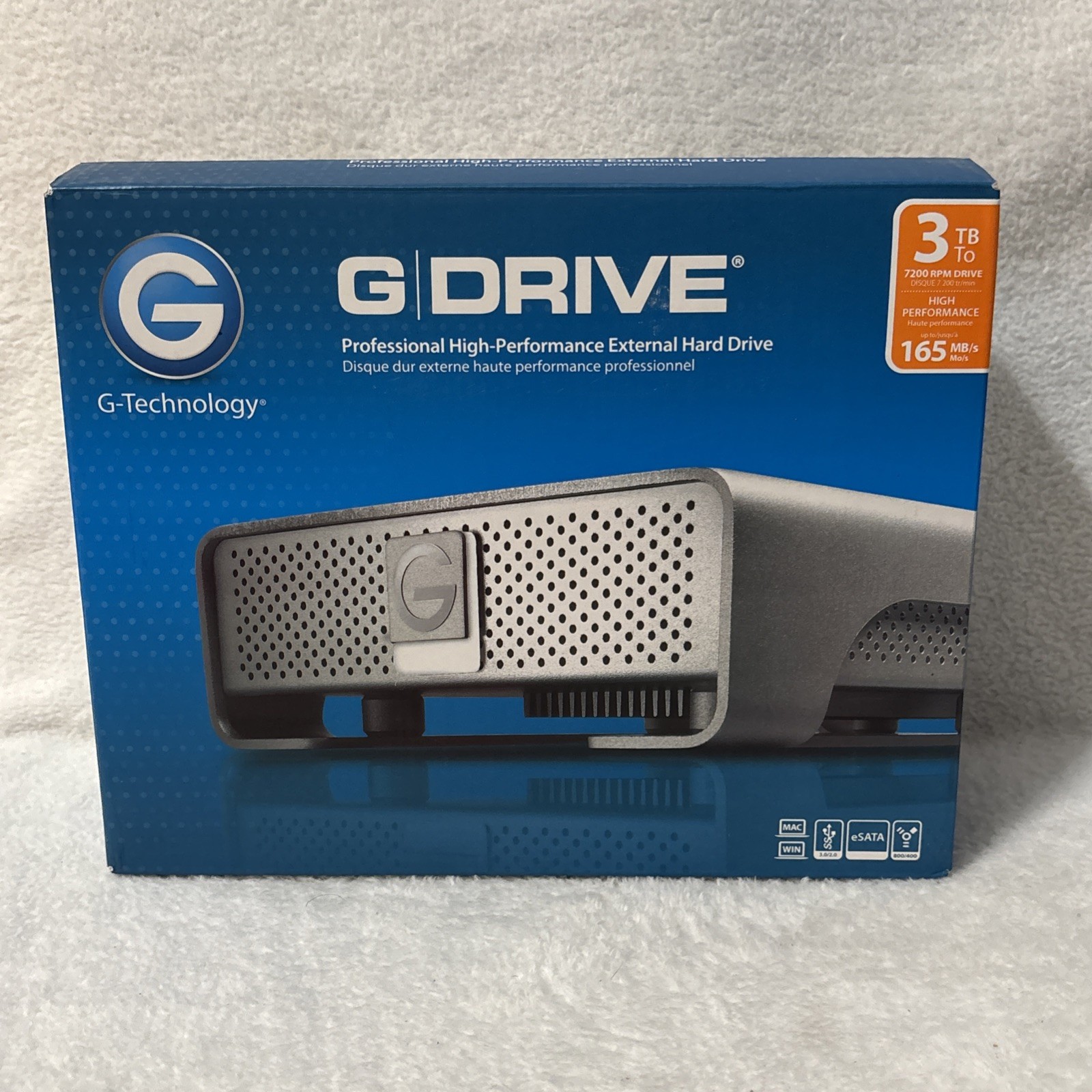 G-Technology G-DRIVE 3TB Professional High-Performance External Hard Drive