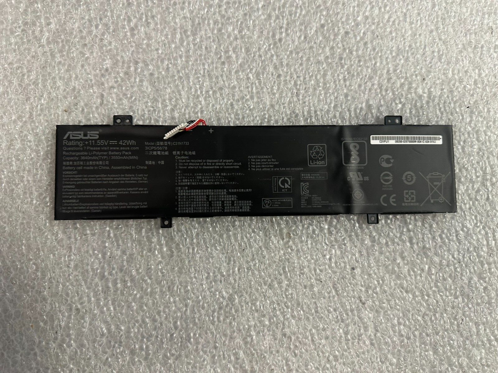 Asus TP412U TP412UA genuine original battery c31n1733