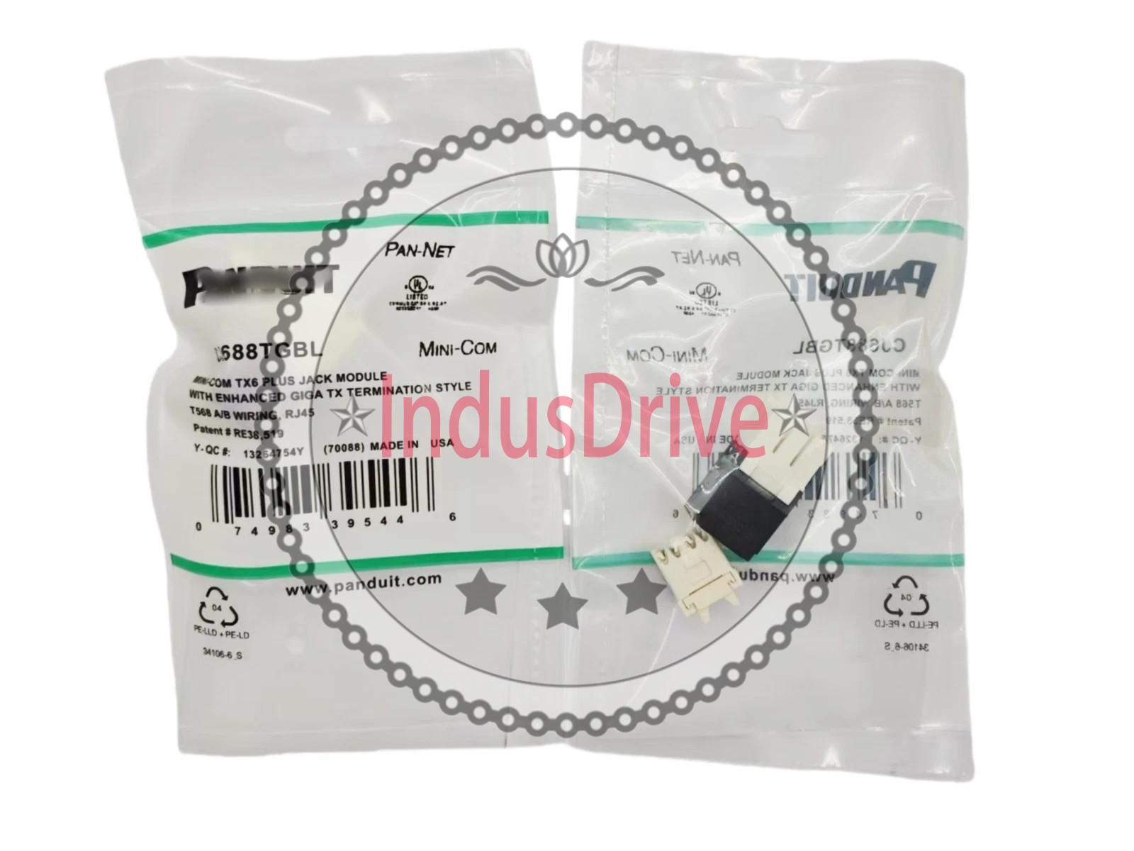 50PCS Panduit Giga TX Cat6 Network jack CJ688TGYL CJ688TGIW CJ688TGGR CJ688TGRD