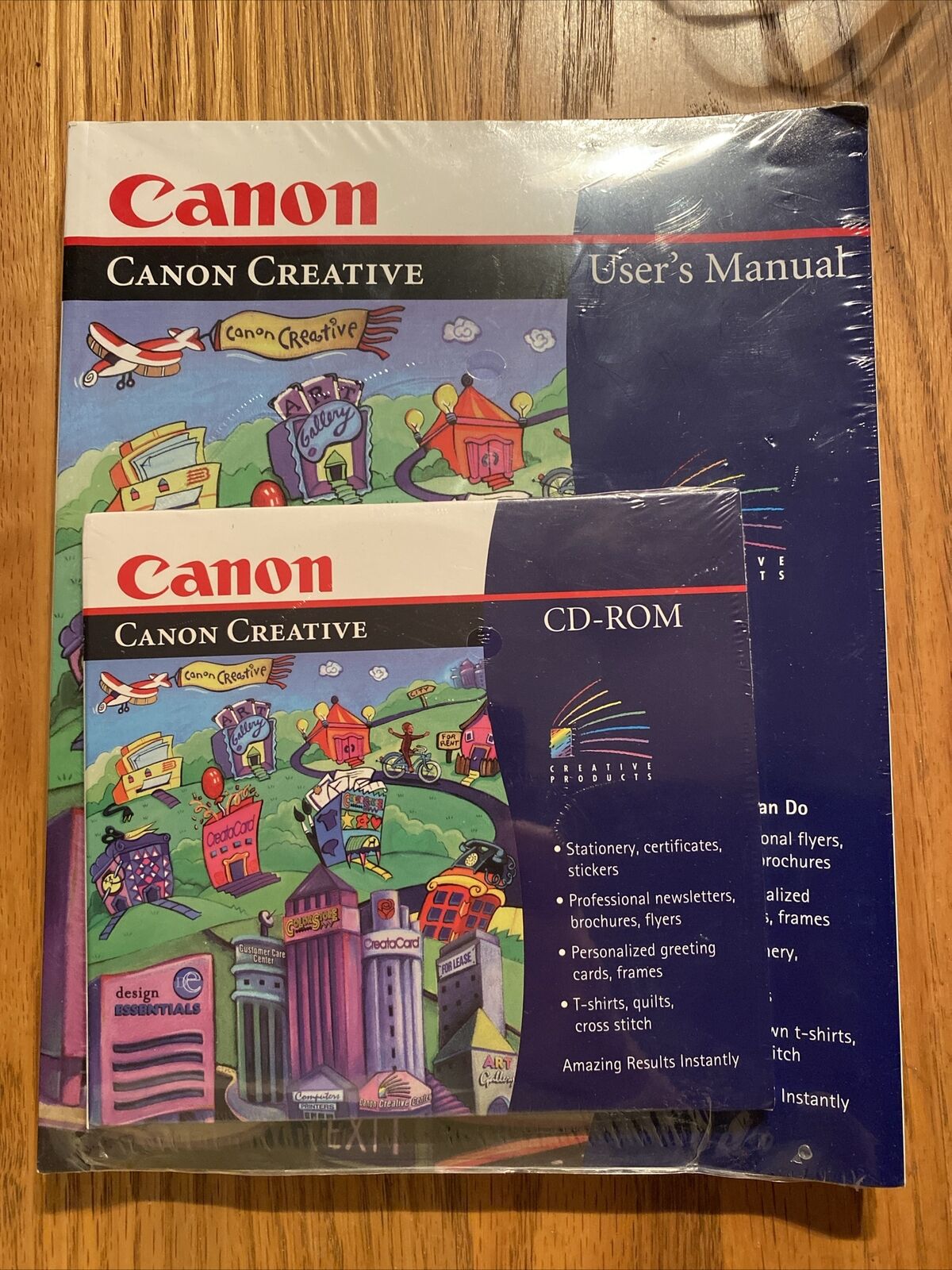 Canon Creative User\'s Manual~CD-ROM~SetUp Instructions~Windows 95~Windows 3.1