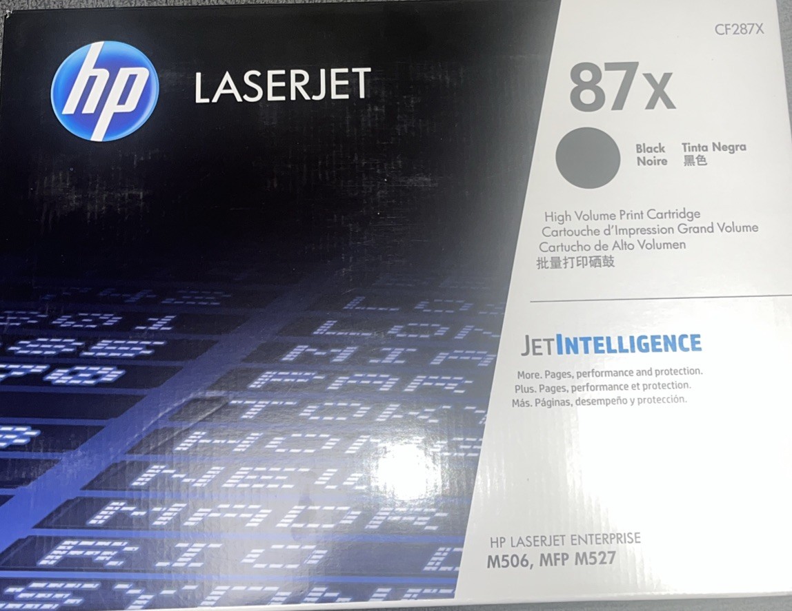 HP 87X Toner Black High-Yield Cartridge CF287X