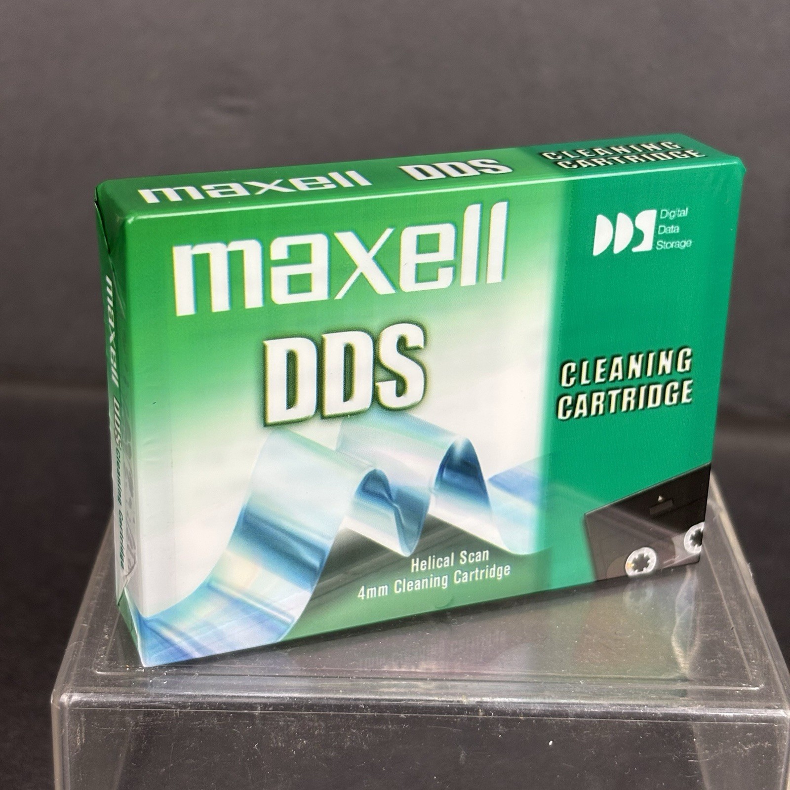 NEW Maxell DDS Helical Scan 4mm Cleaning Cartridge for Digital Data Storage
