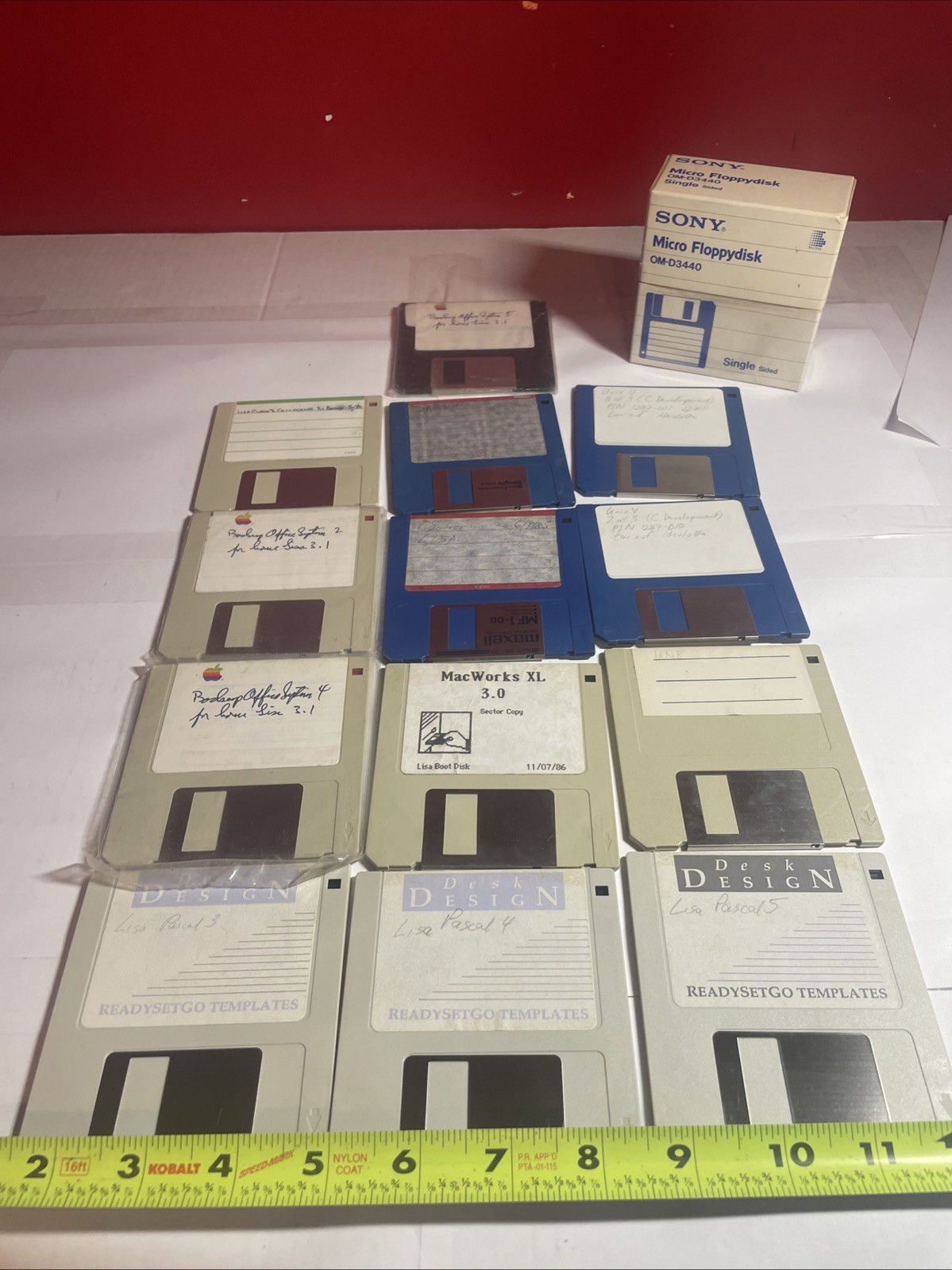 Apple Lisa MacSupplement disk Collection Workshop Copy Disk Computer collection
