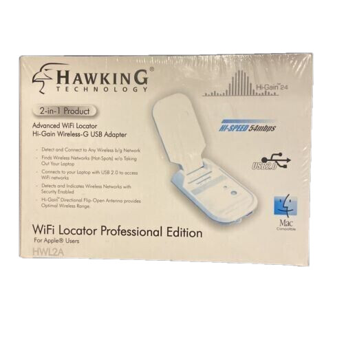 Hawking Technology Hi-Gain Wireless-G HWL2A WiFi  Locator Professional Edition.