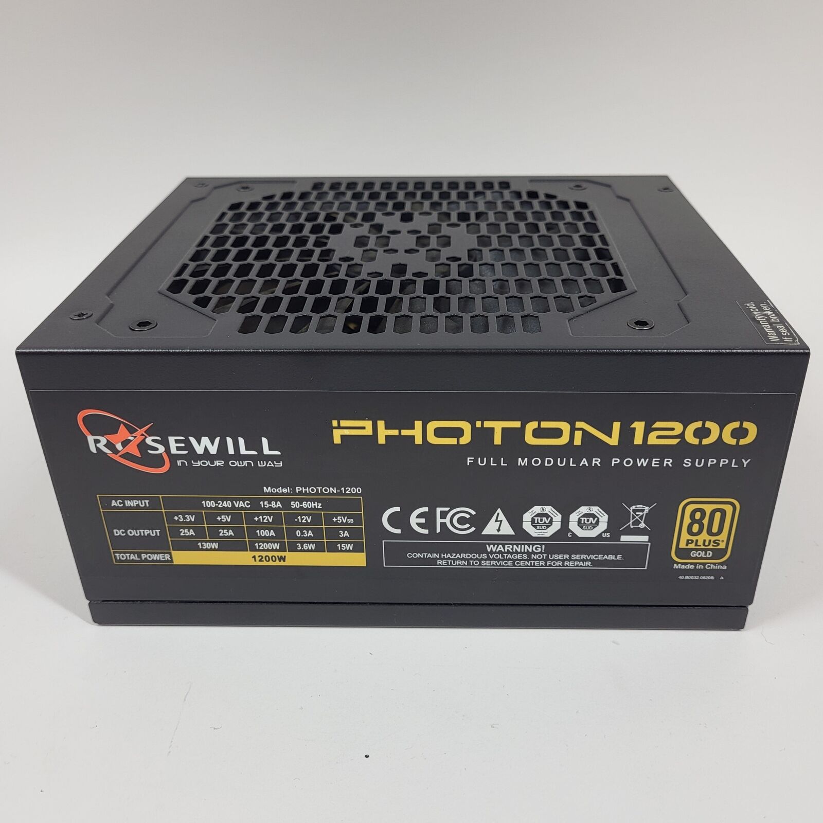 Rosewill Photon 1200 PHOTON-1200 80 Plus Gold 1200W Fully Modular Power Supply